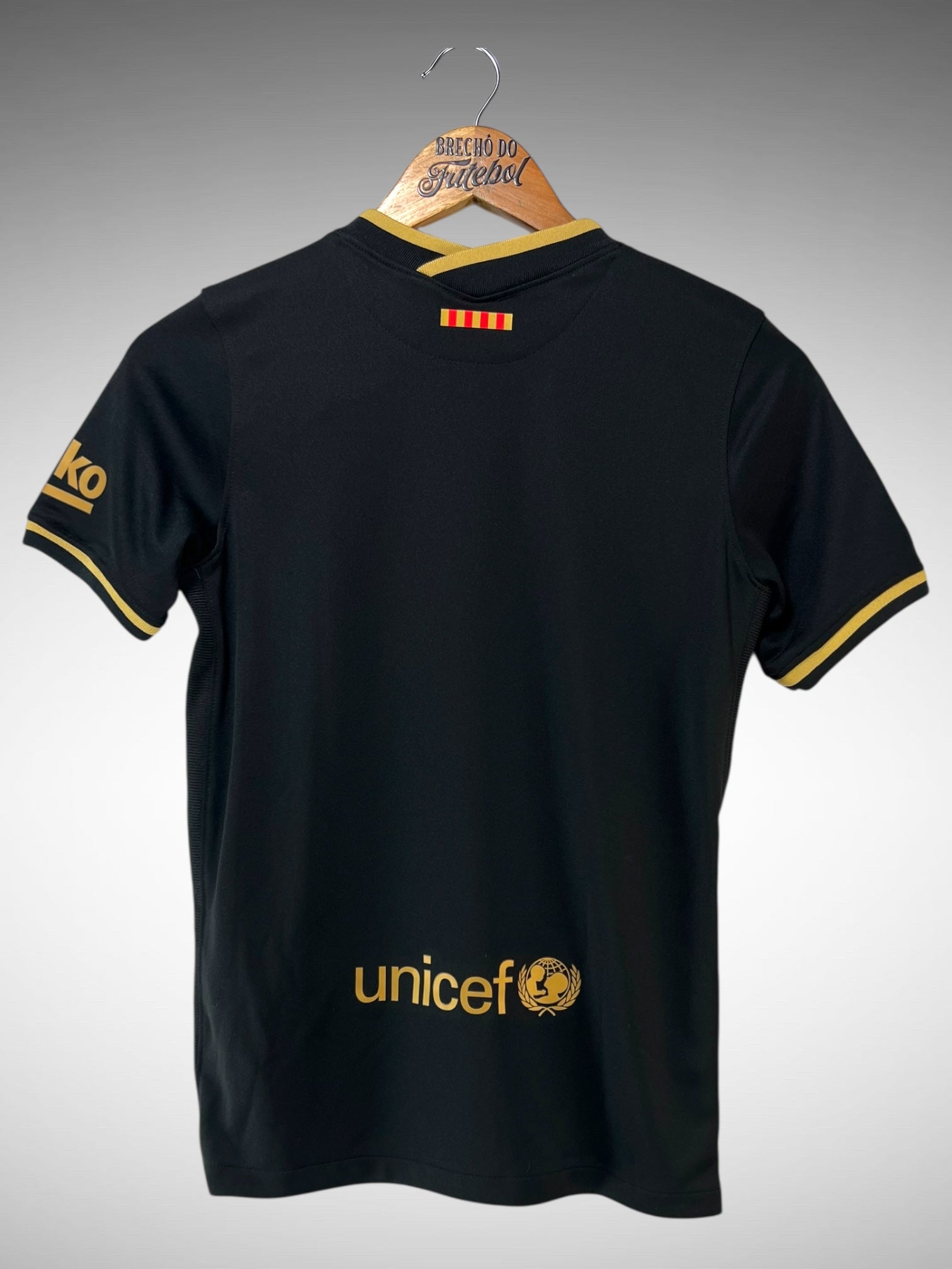 Barcelona 2020 Segunda Camisa Tam 12 Anos Infantil.