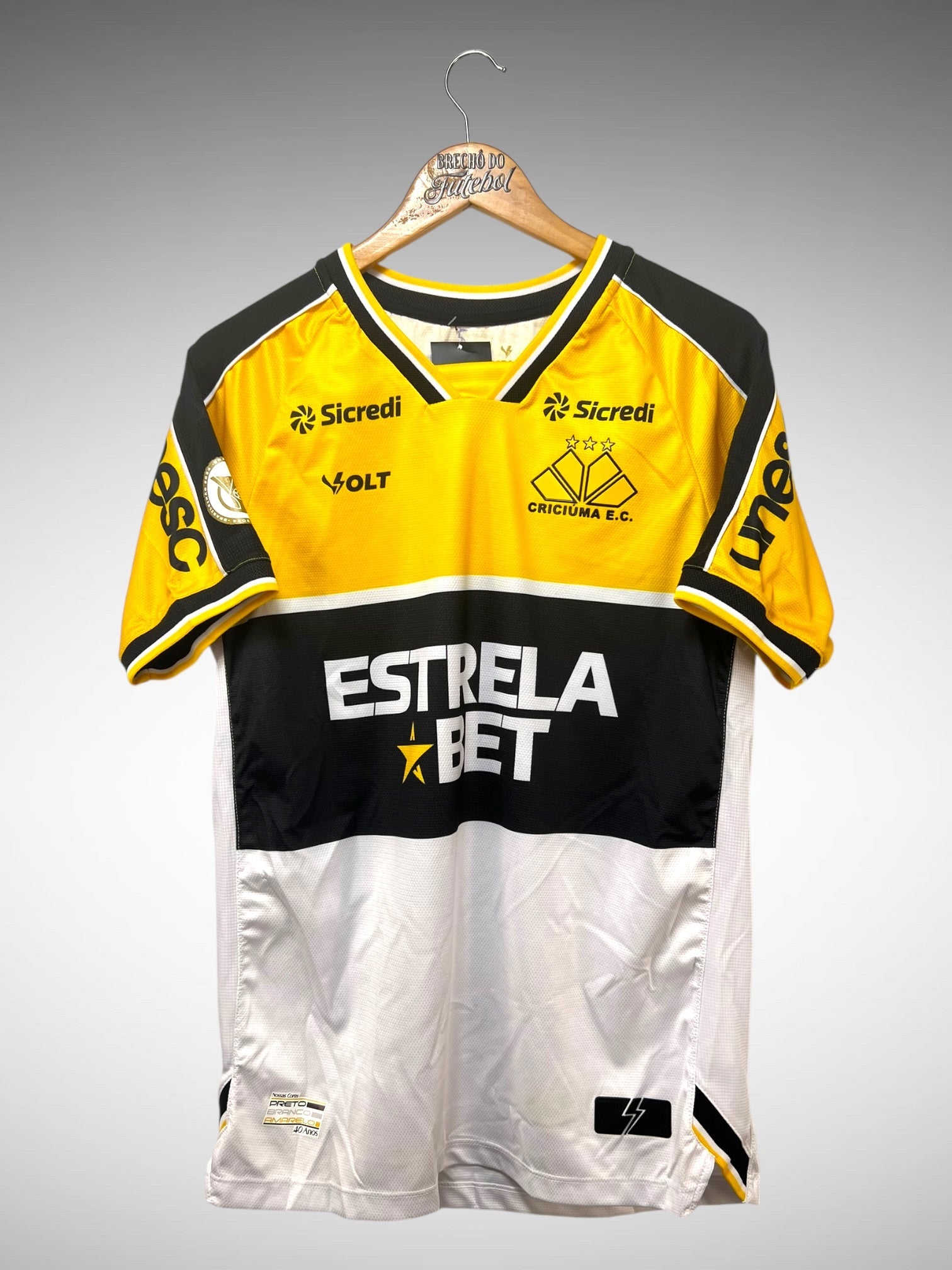 Cricíuma 2024 Primeira Camisa Tam G N 5 H. Meritão.