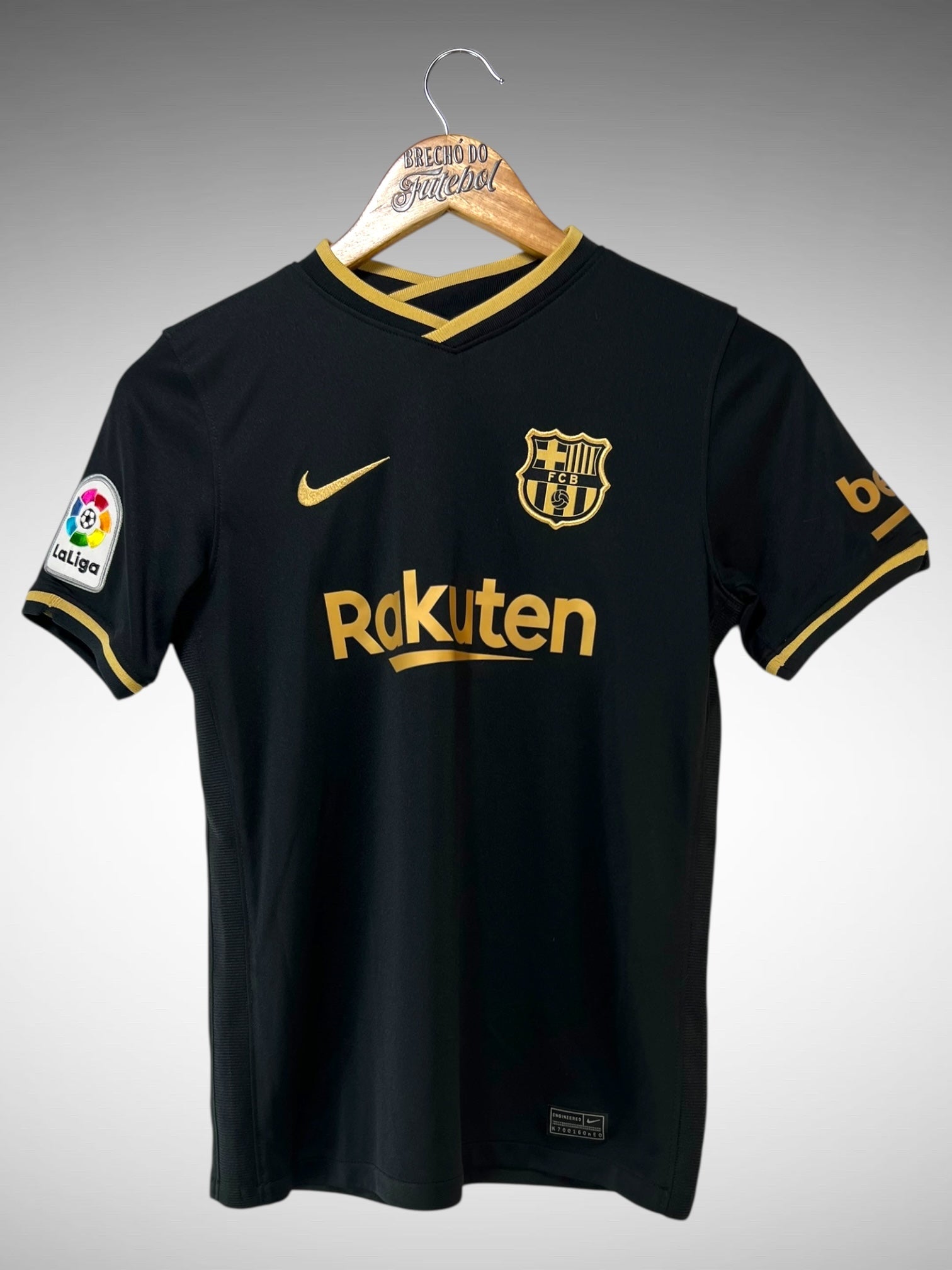 Barcelona 2020 Segunda Camisa Tam 12 Anos Infantil.