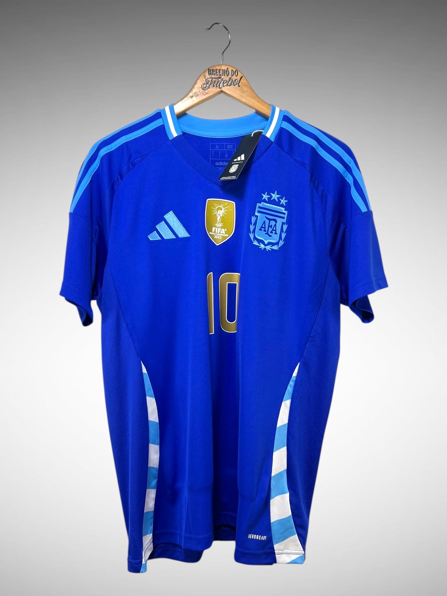 Argentina 2024 Segunda Camisa Tam G N 10 Messi.