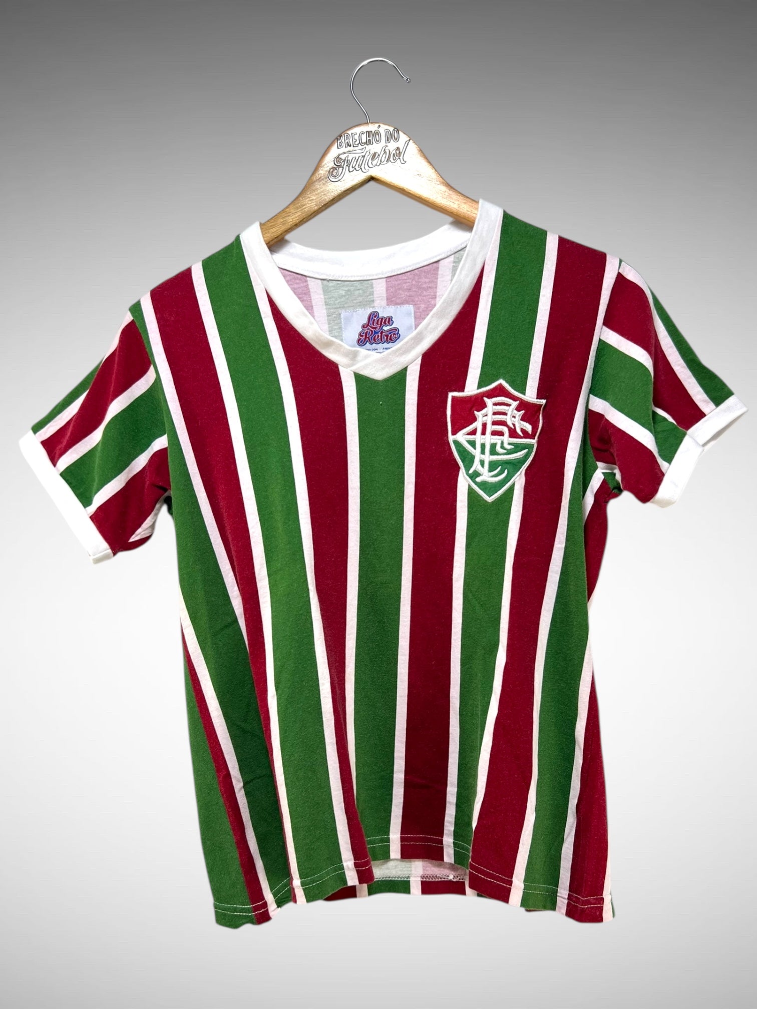 Fluminense  Retrô Primeira Camisa Tam 12 Anos Infantil N 10.