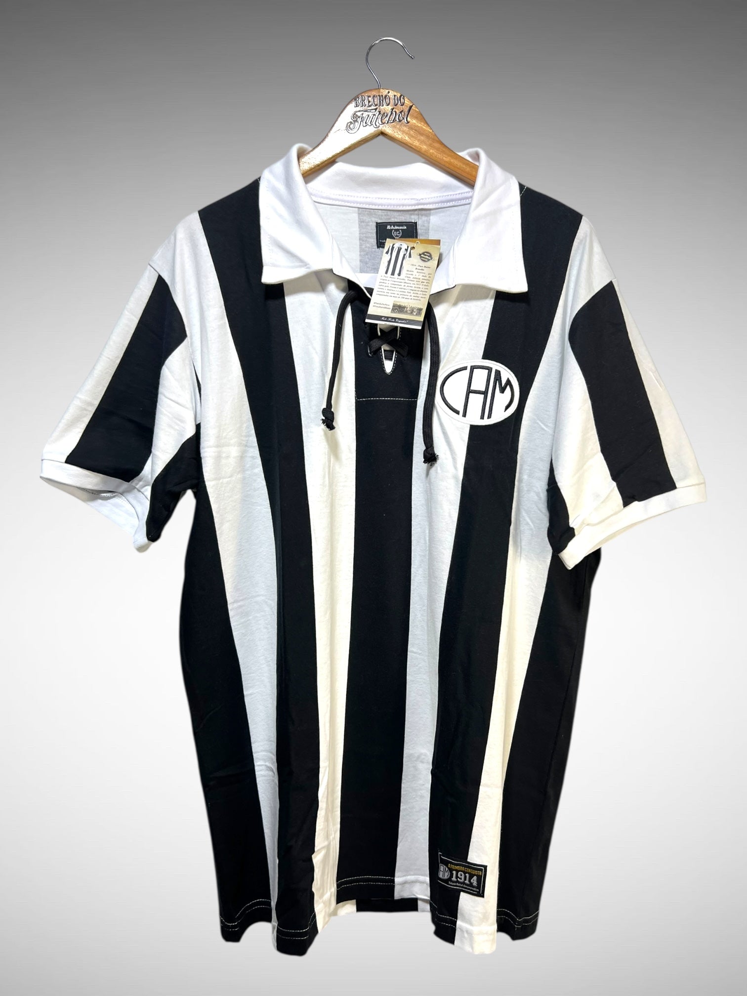 Atlético Mineiro 1914 Retrô Primeira Camisa Tam 3G.