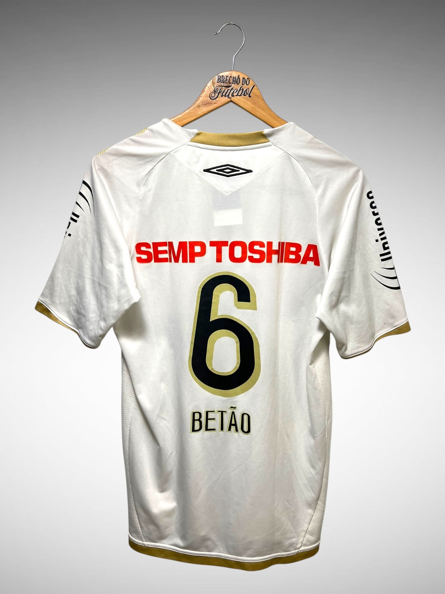 Santos 2007 Primeira Camisa Tam G N 6 Betão