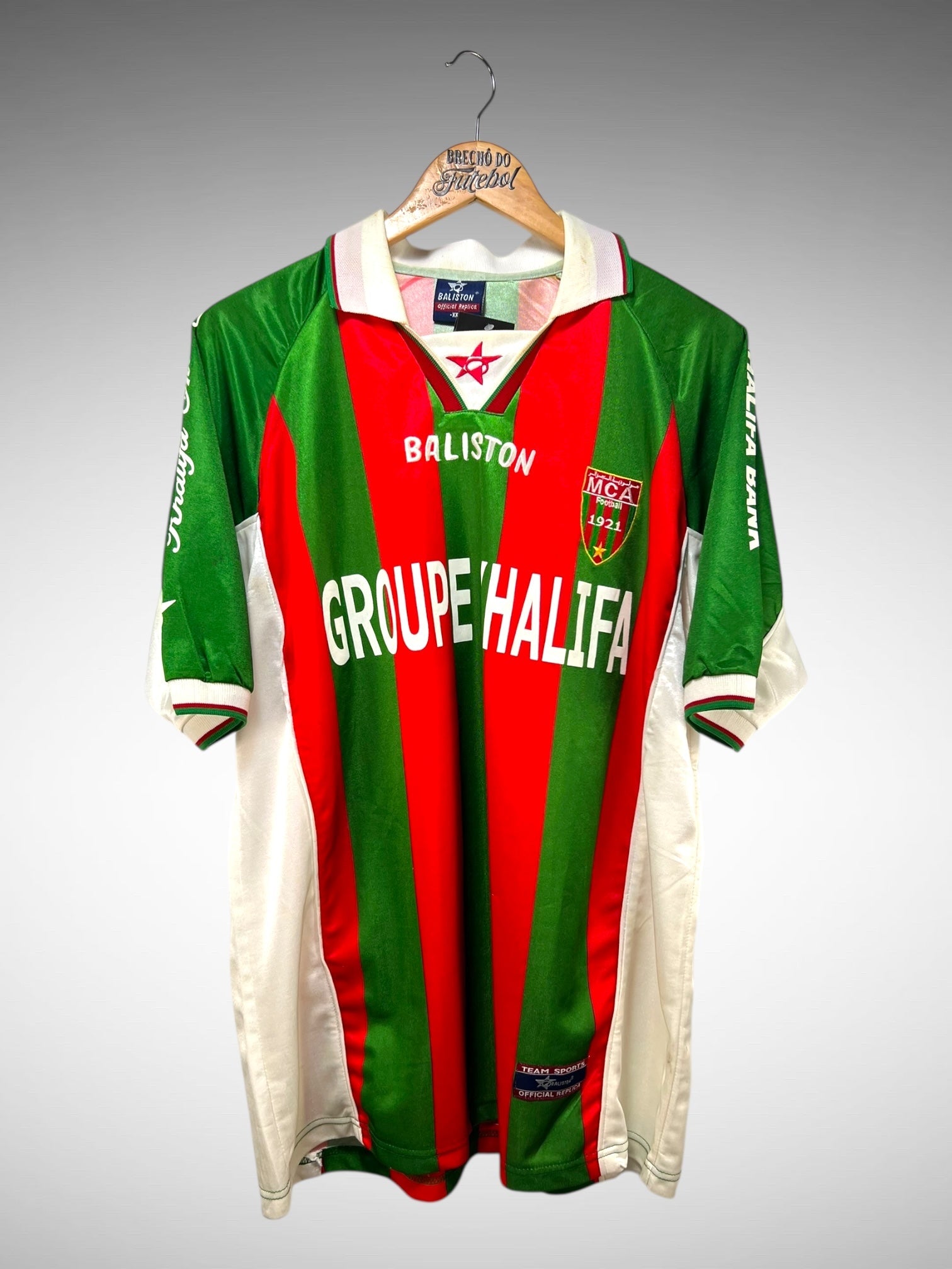 Mouloudia Club D'alger 2001 Primeira Camisa Tam 3G.