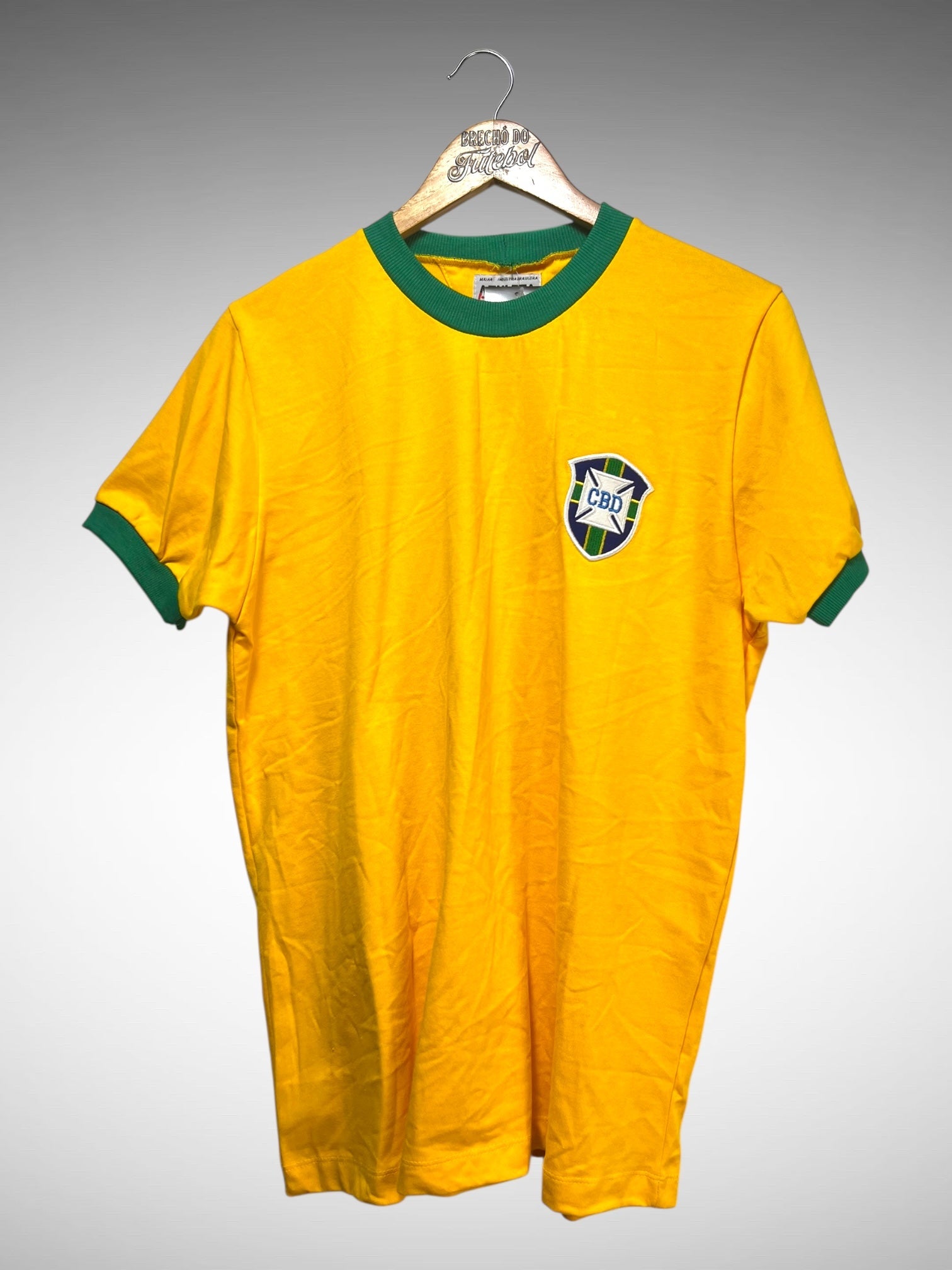 Brasil 1970 Retrô Primeira Camisa Tam G.