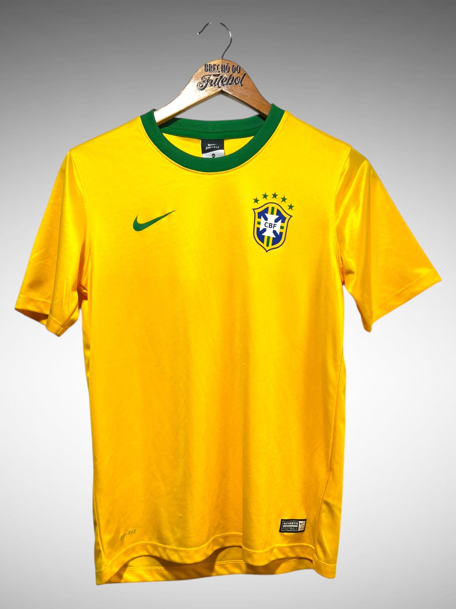 Brasil 2014 Primeira Camisa Tam 14 Anos Infantil.