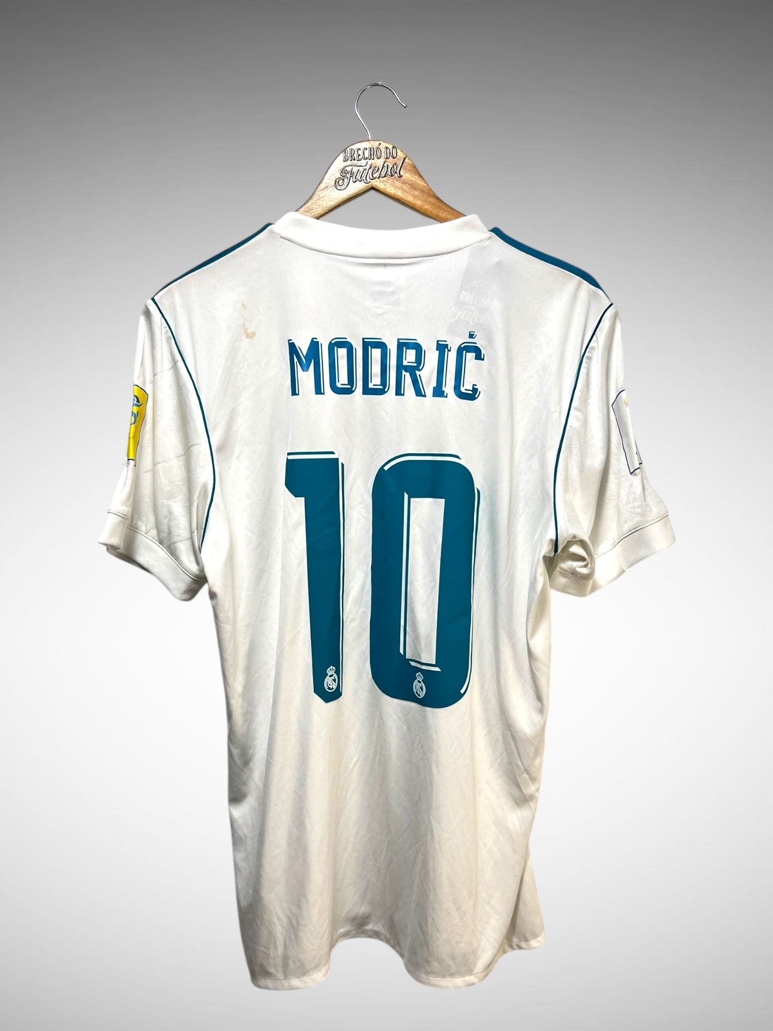 Real Madrid 2017 Primeira Camisa Tam M N 10 Modric.