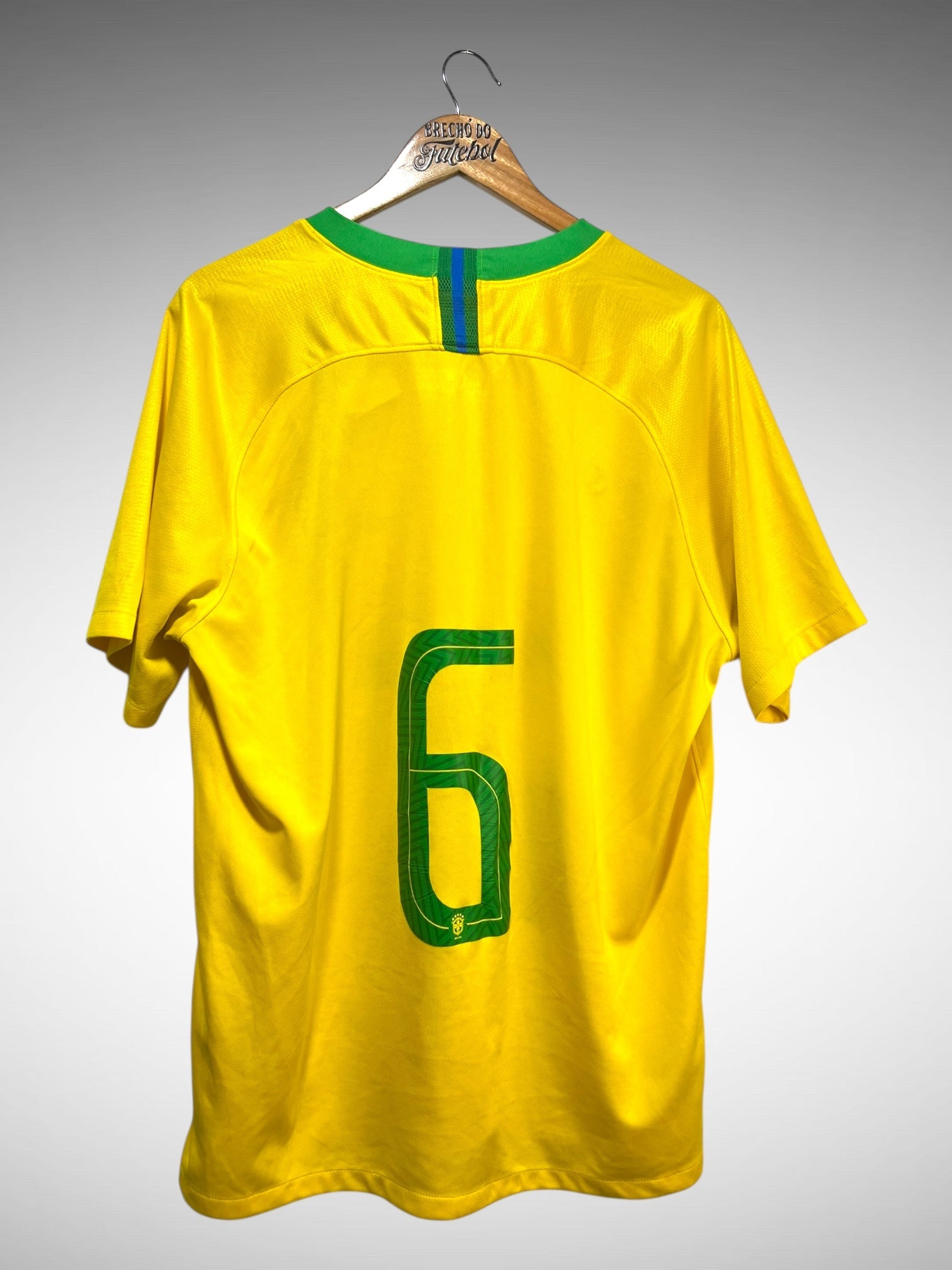 Brasil 2018 Primeira Camisa Tam GG N 6.