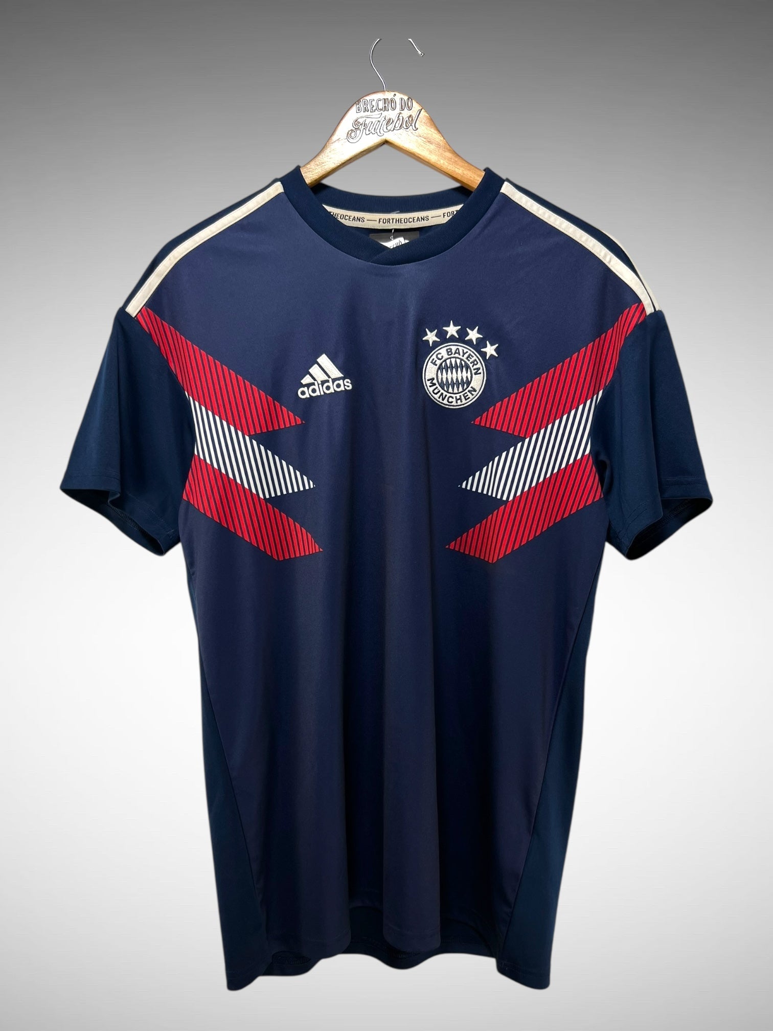 Bayern De Munique 2018 Camisa de Aquecimento Tam M.