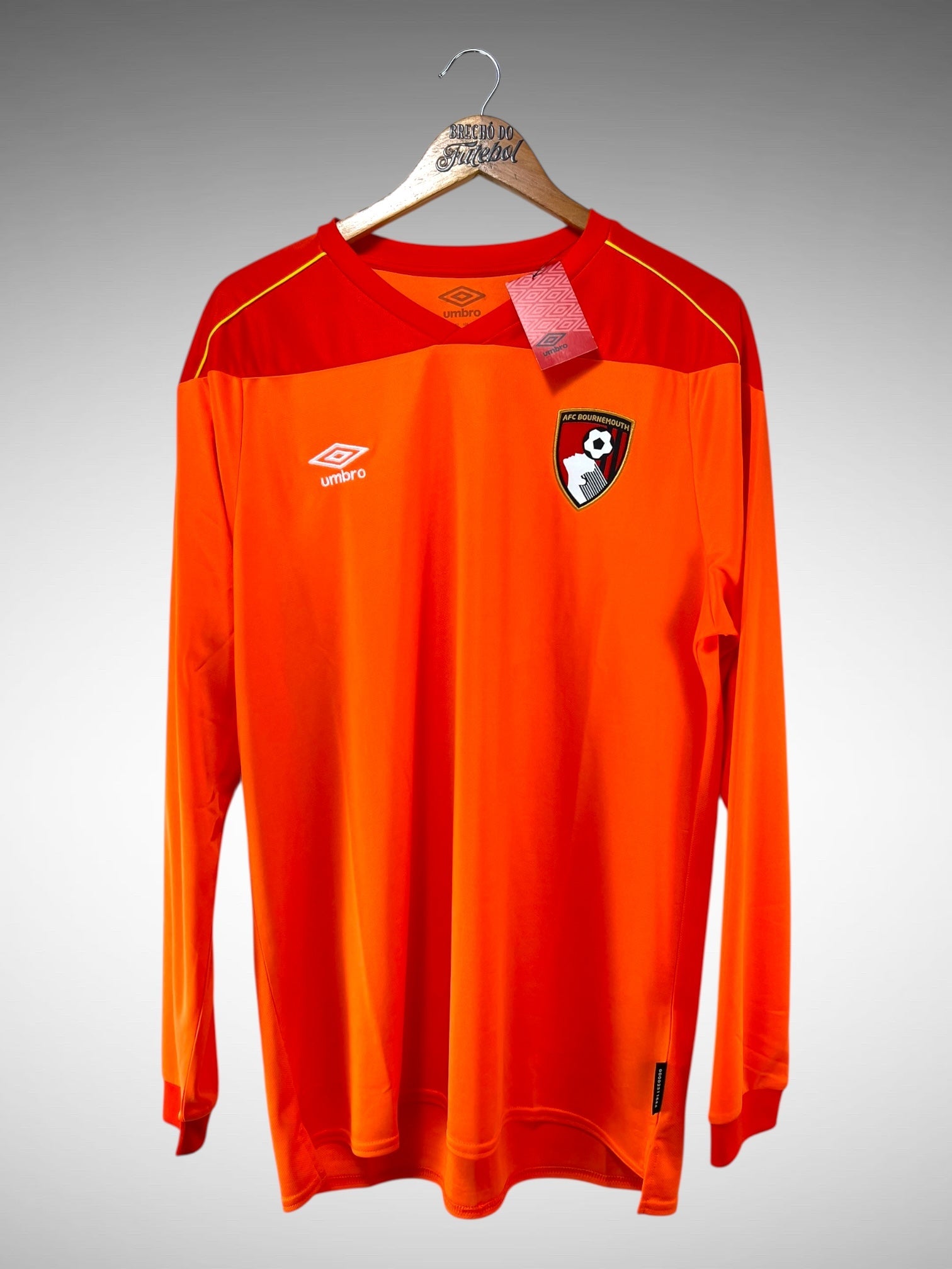 Bournemouth 2020 Camisa De Goleiro Tam GG Mangas Longas.