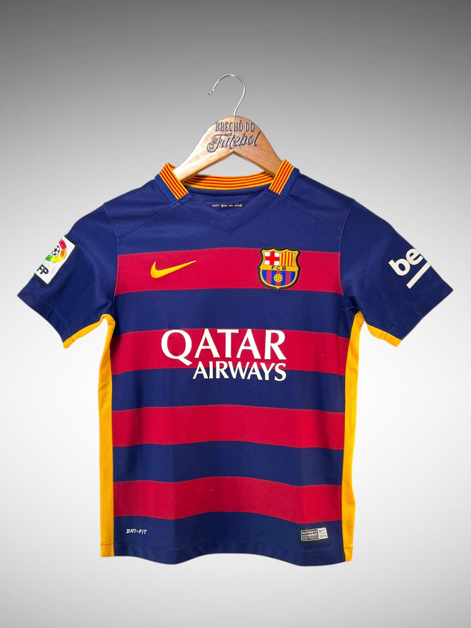 Barcelona 2015 Primeira Camisa Tam 10 Anos Infantil.