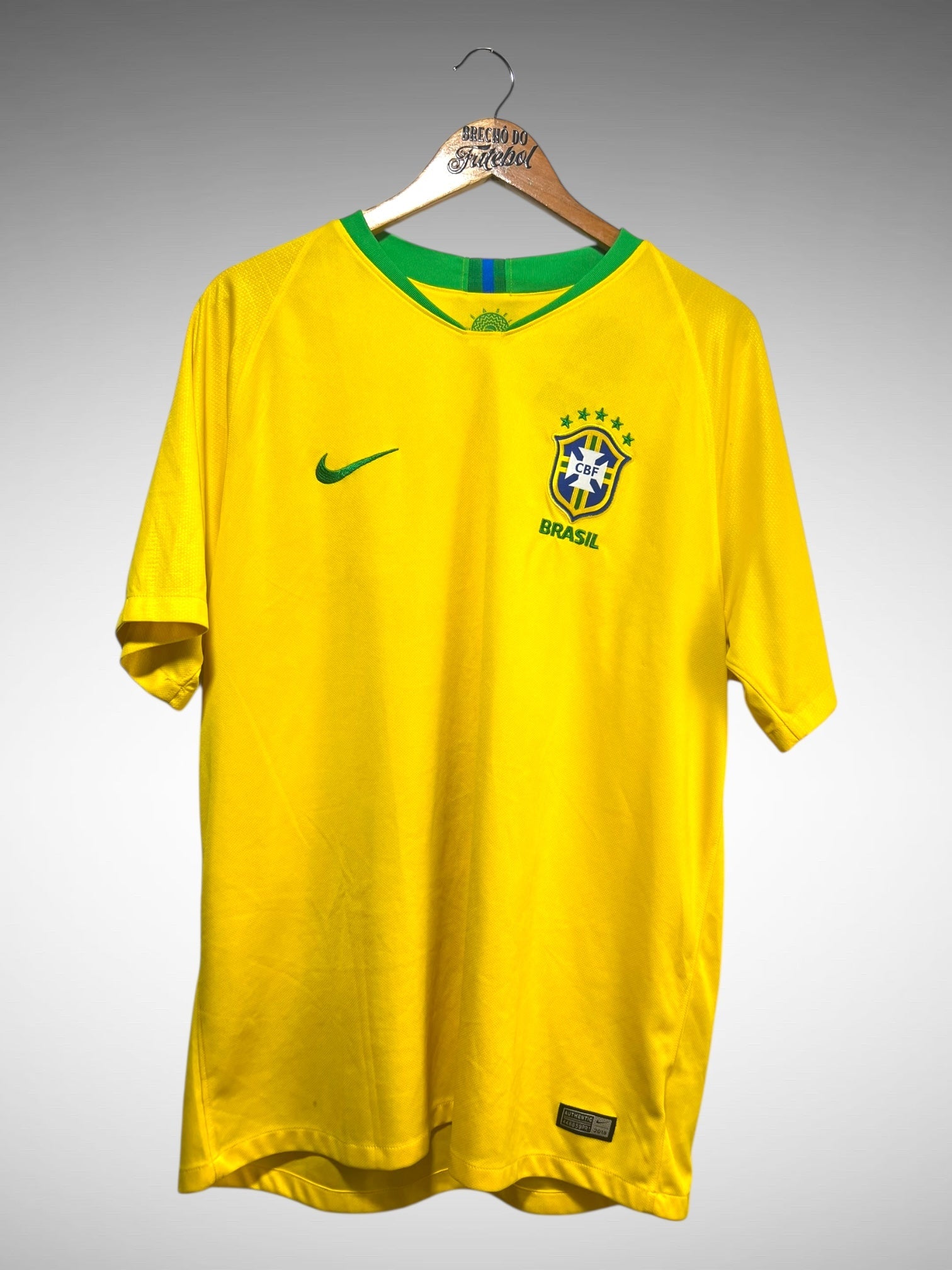 Brasil 2018 Primeira Camisa Tam GG N 6.