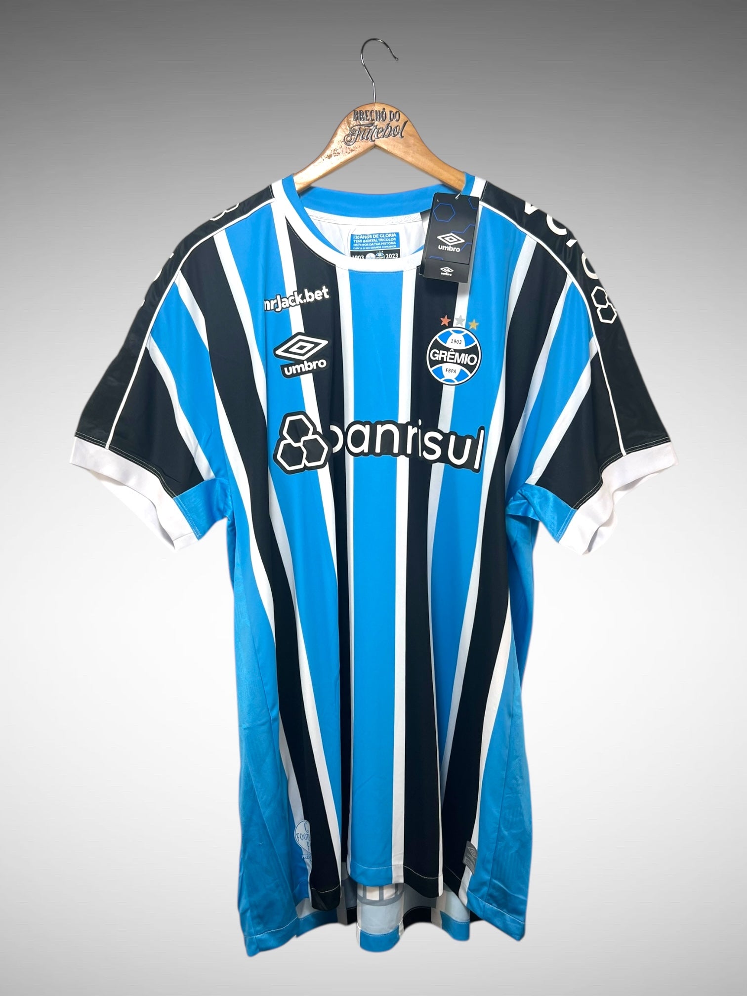 Grêmio 2023 Primeira Camisa Tam 3G N 9 Suárez.