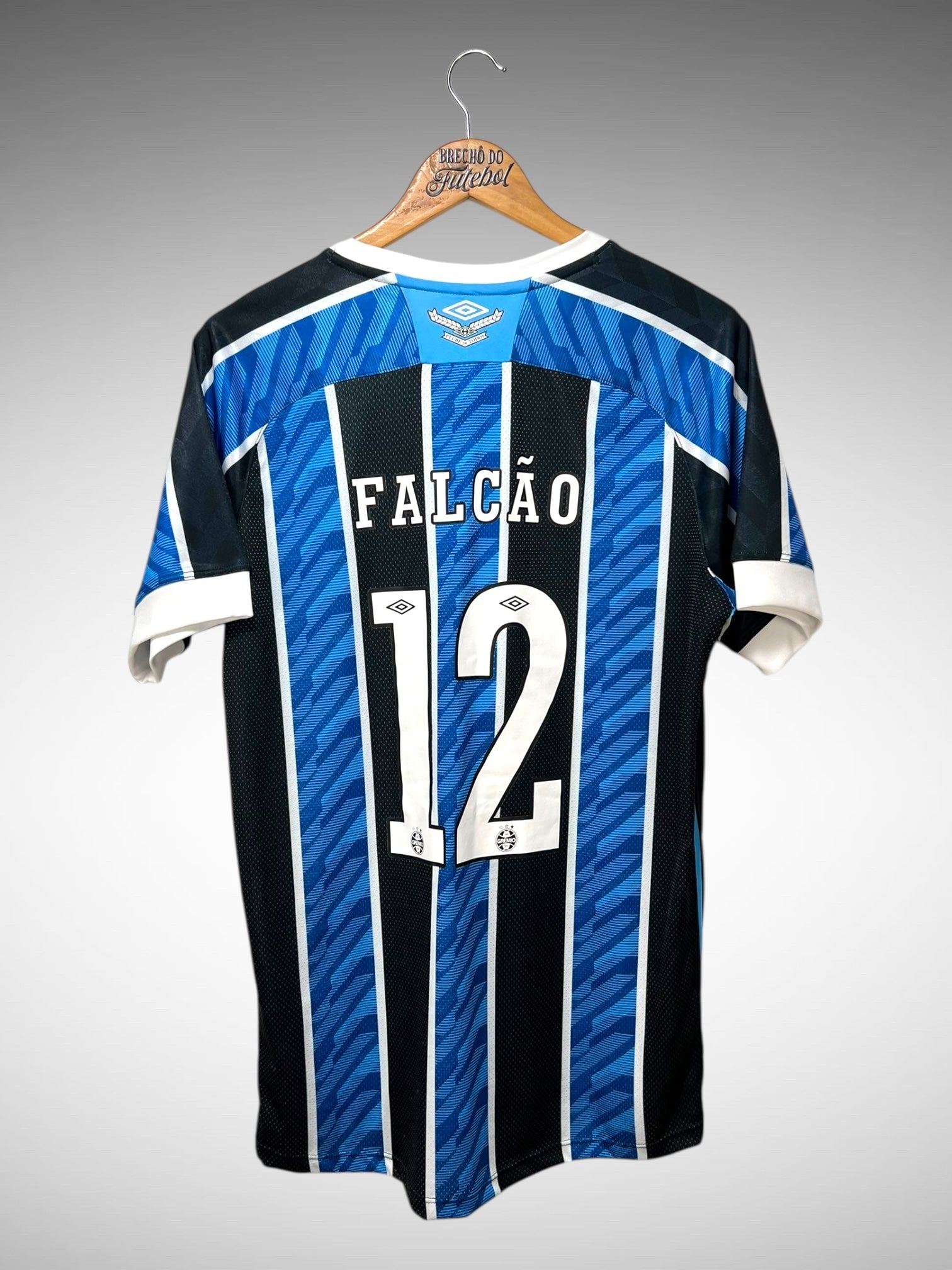 Grêmio 2020 Primeira Camisa Fut 7 Tam M N 12 Falcão.
