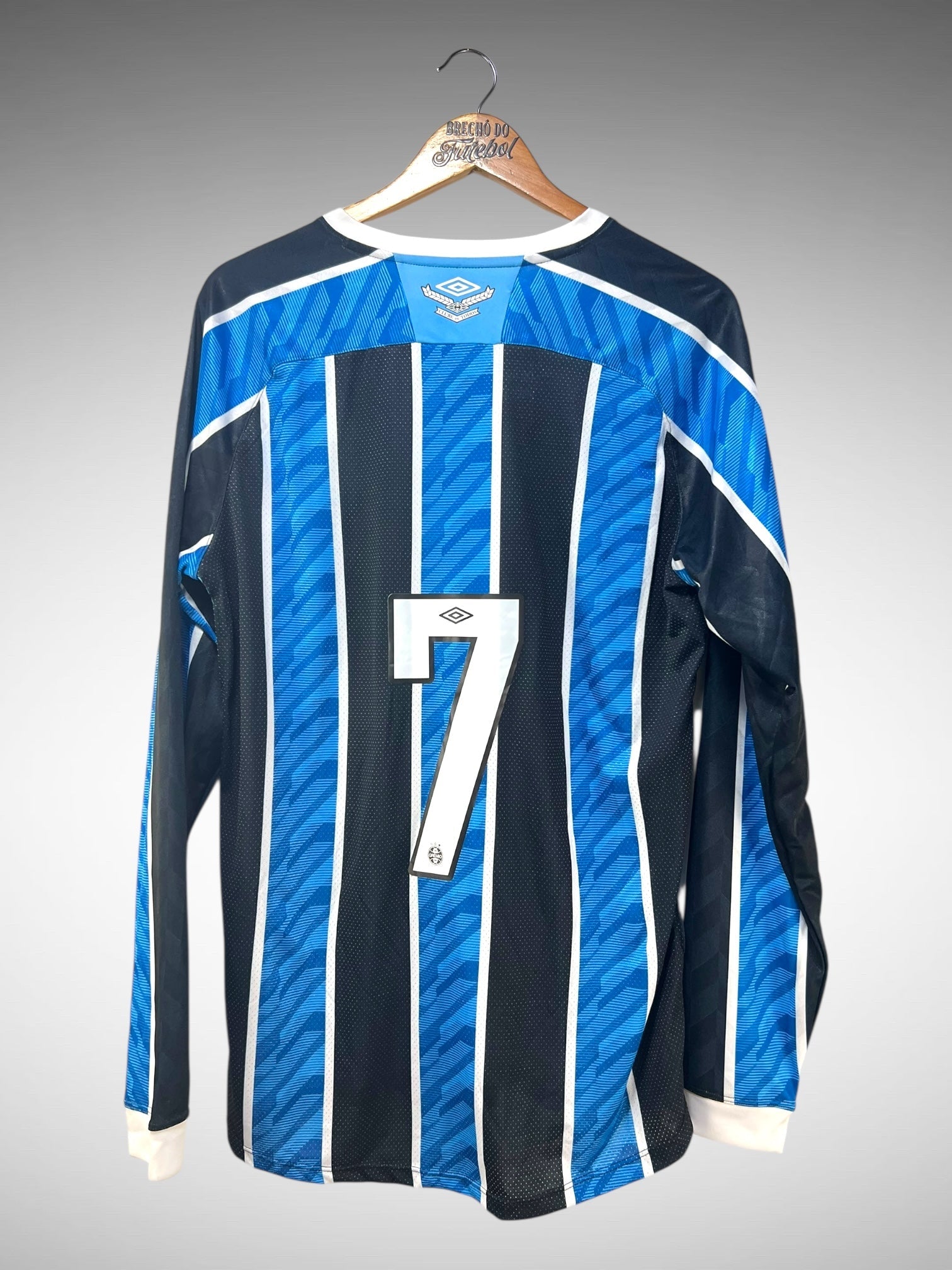 Grêmio 2020 Primeira Camisa Tam M N 7 Mangas Longas.