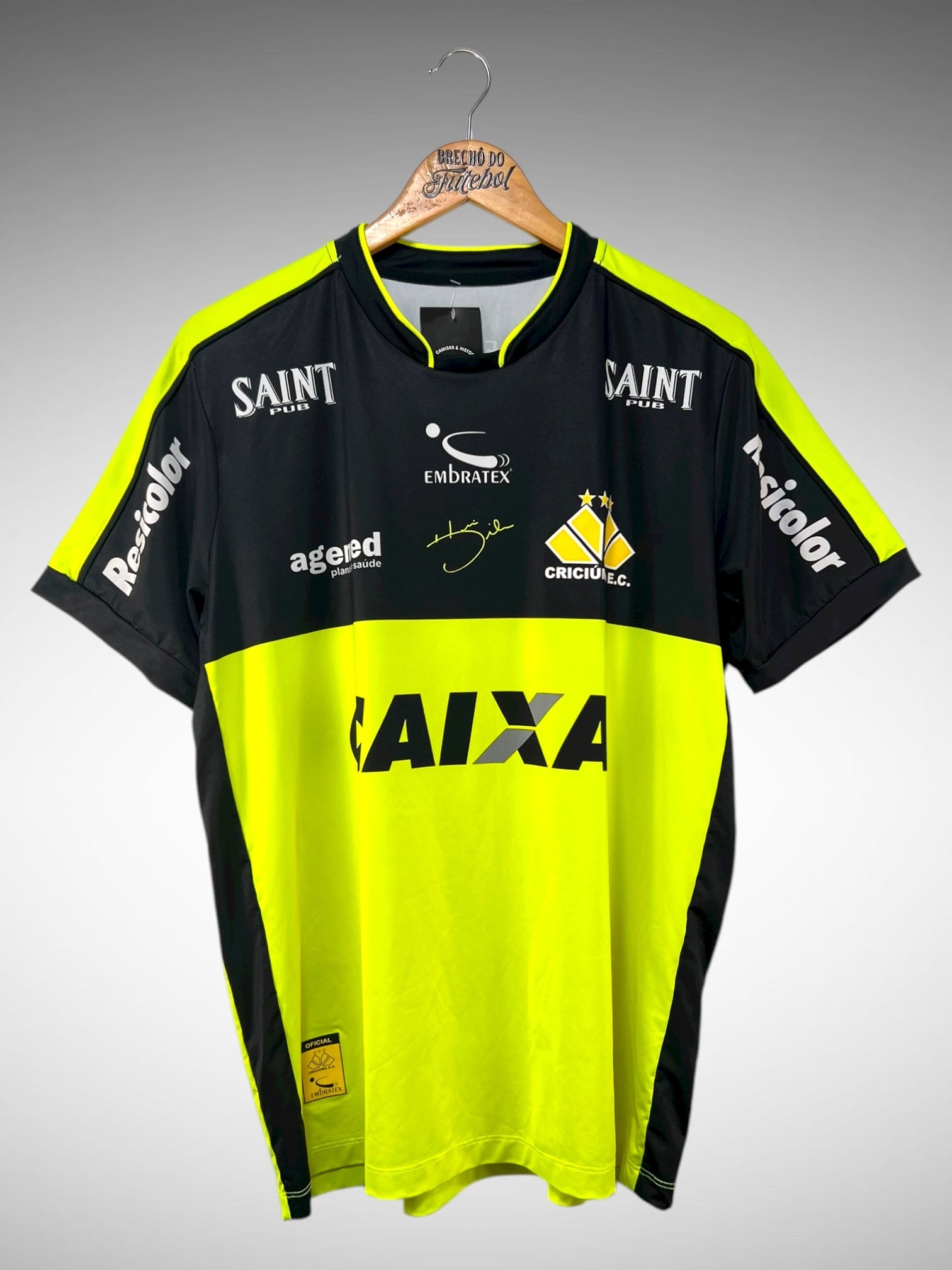 Cricíuma 2018 Camisa De Goleiro Tam G N 01.