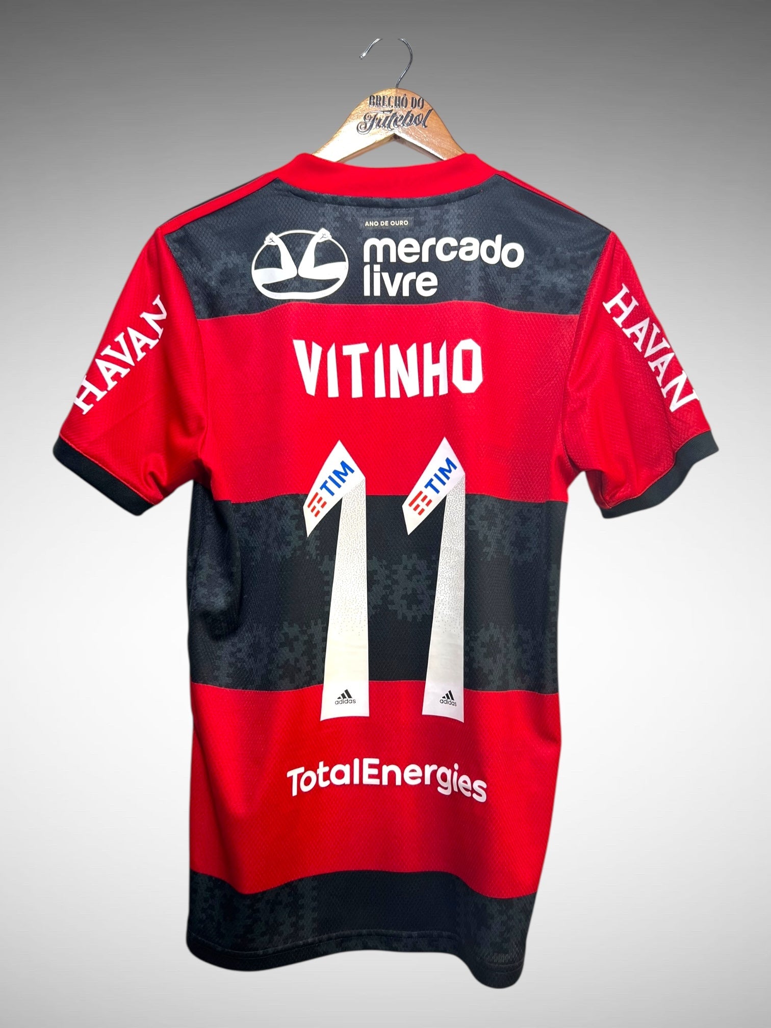 Flamengo 2021 Primeira Camisa Tam P N 11 Vitinho.