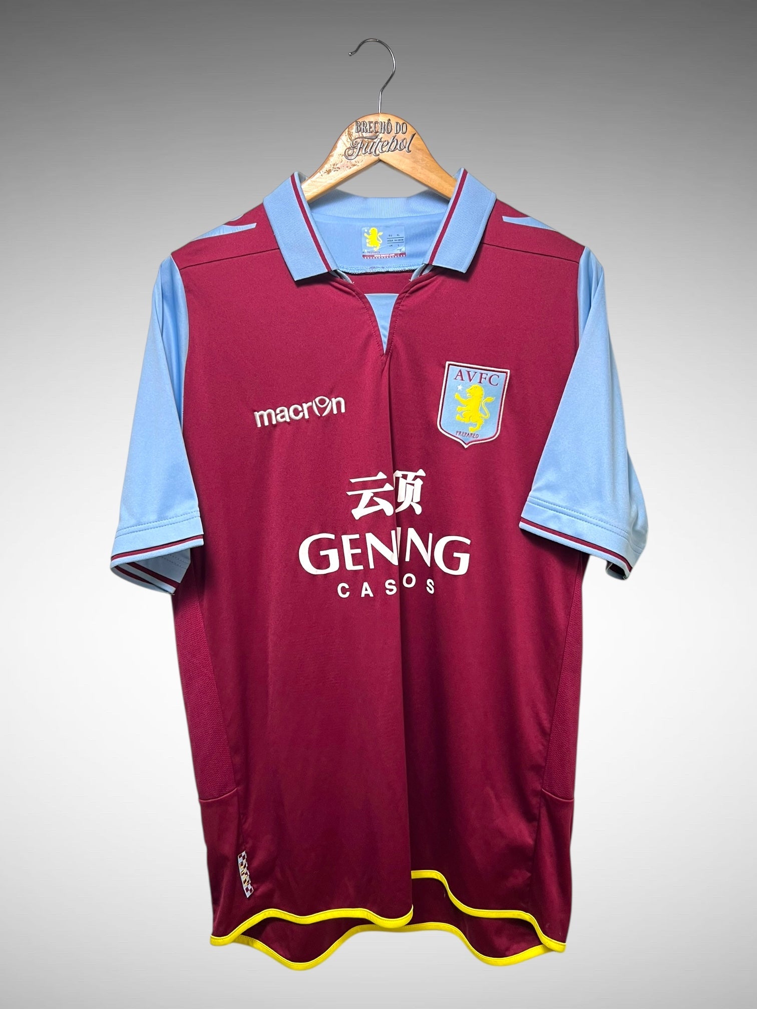 Aston Villa 2012 Primeira Camisa Tam GG.