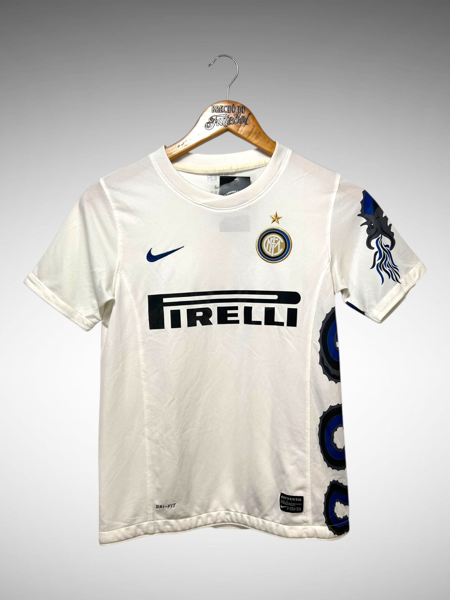 Inter de Milão 2010 Segunda Camisa Tam 10 Anos Infantil.
