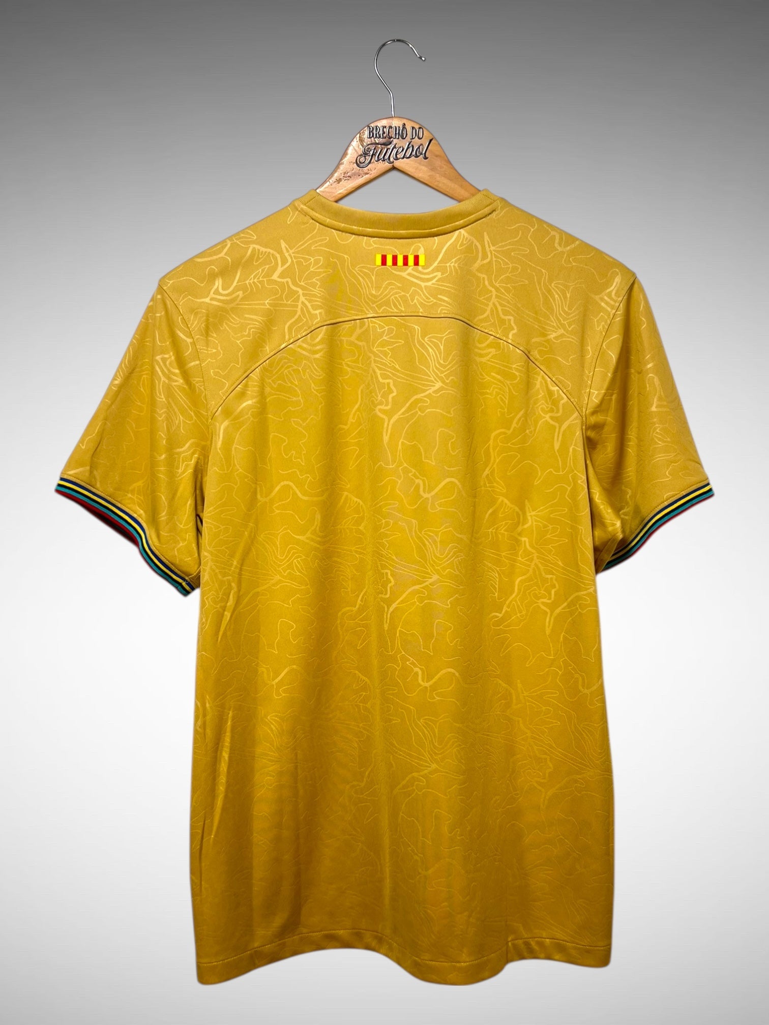 Barcelona 2022 Segunda Camisa Tam GG Feminino.