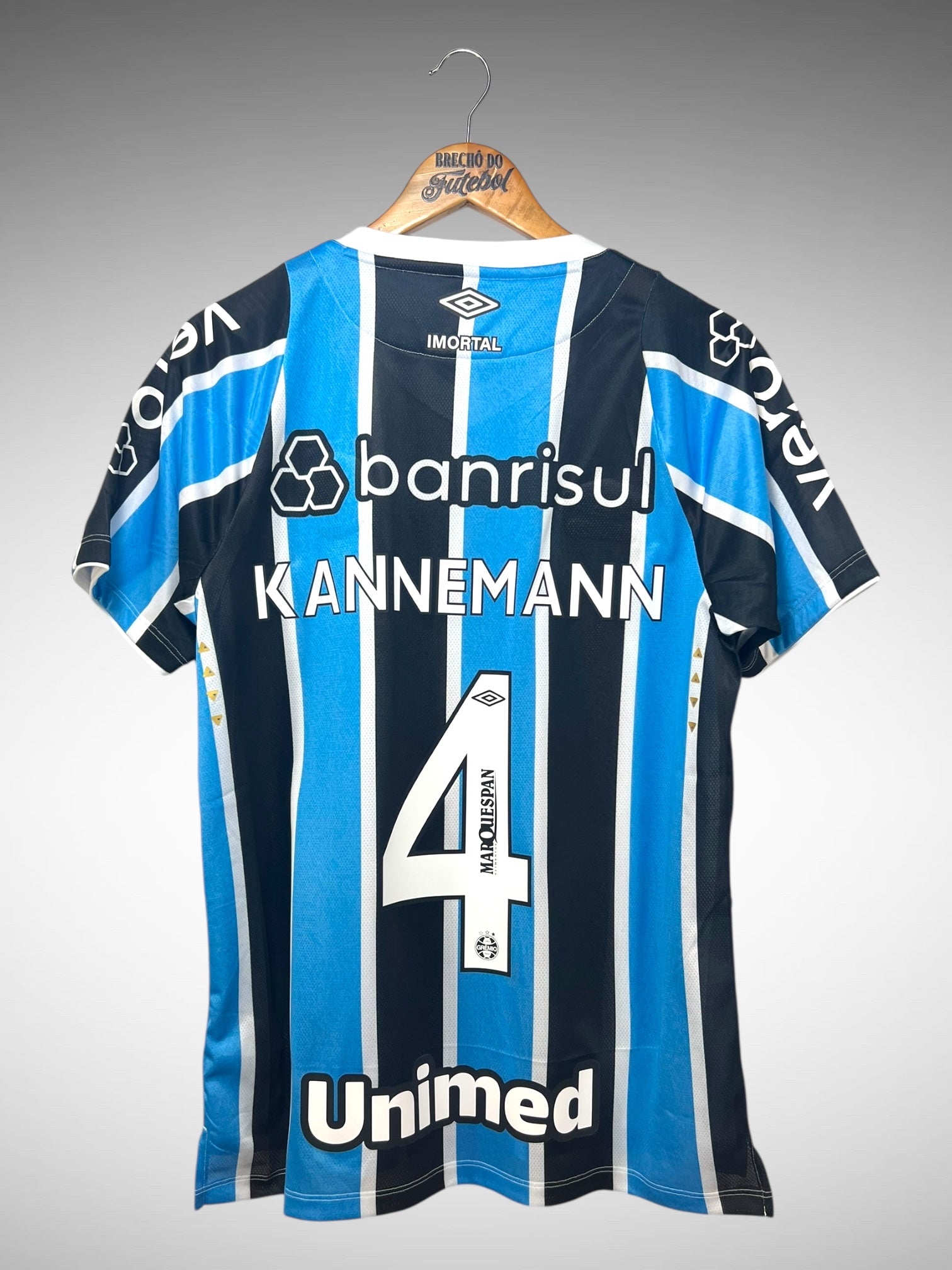 Grêmio 2024 Primeira Camisa Tam M N 4 Kannemann.