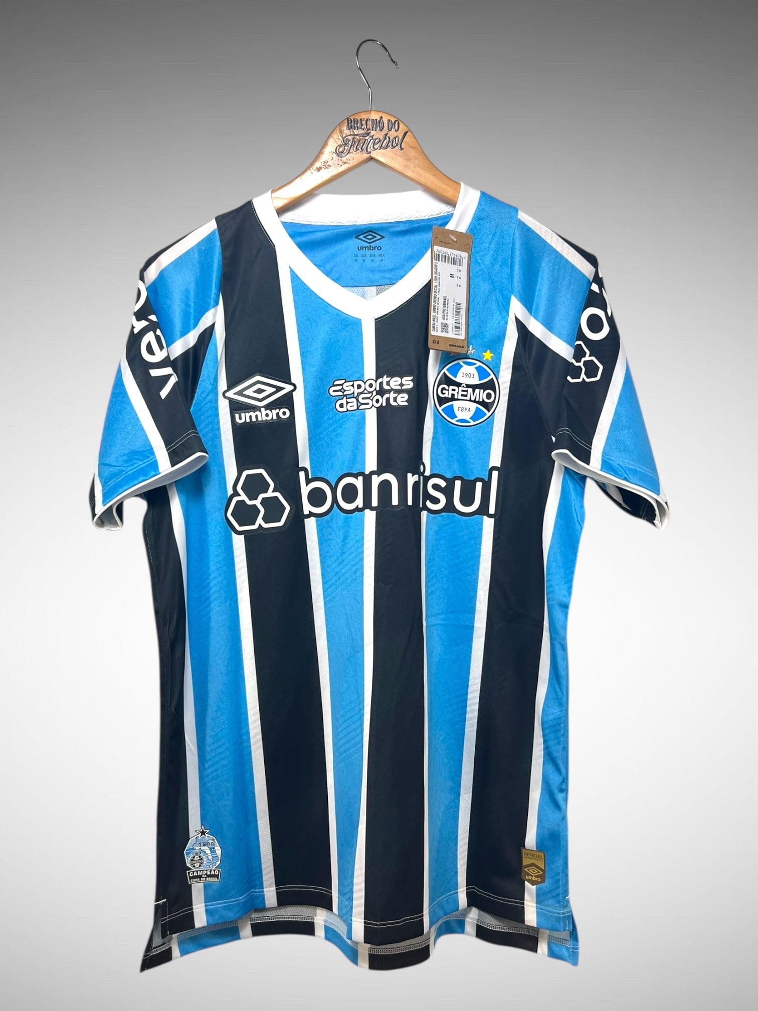 Grêmio 2024 Primeira Camisa Tam M N 4 Kannemann.