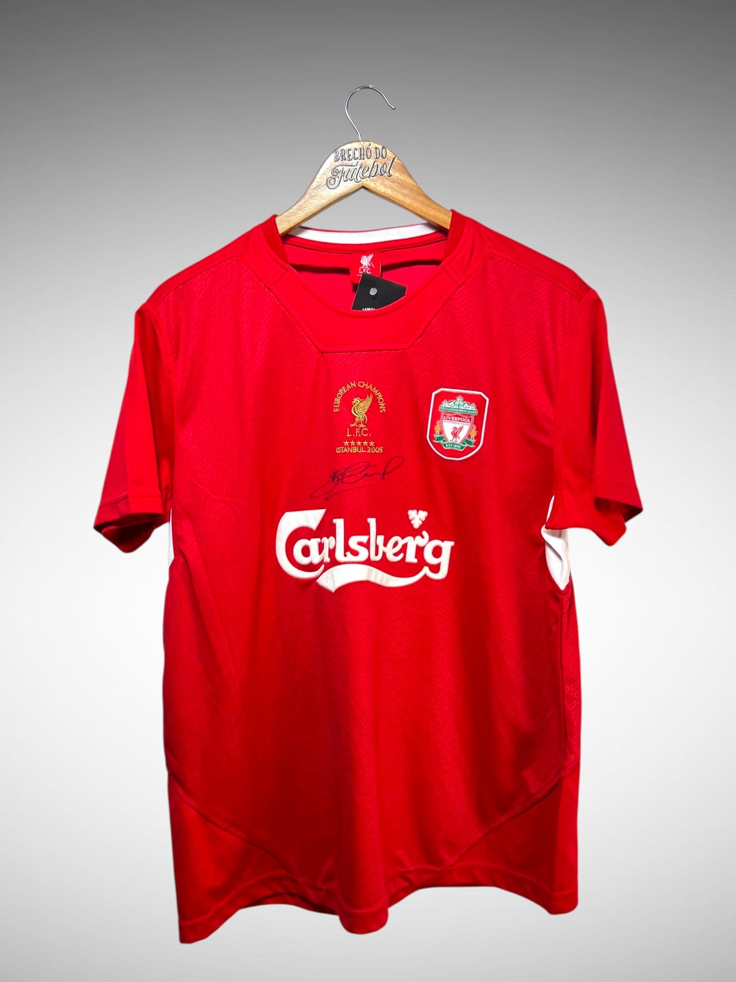 Liverpool 2005 Retrô Primeira Camisa Tam G.