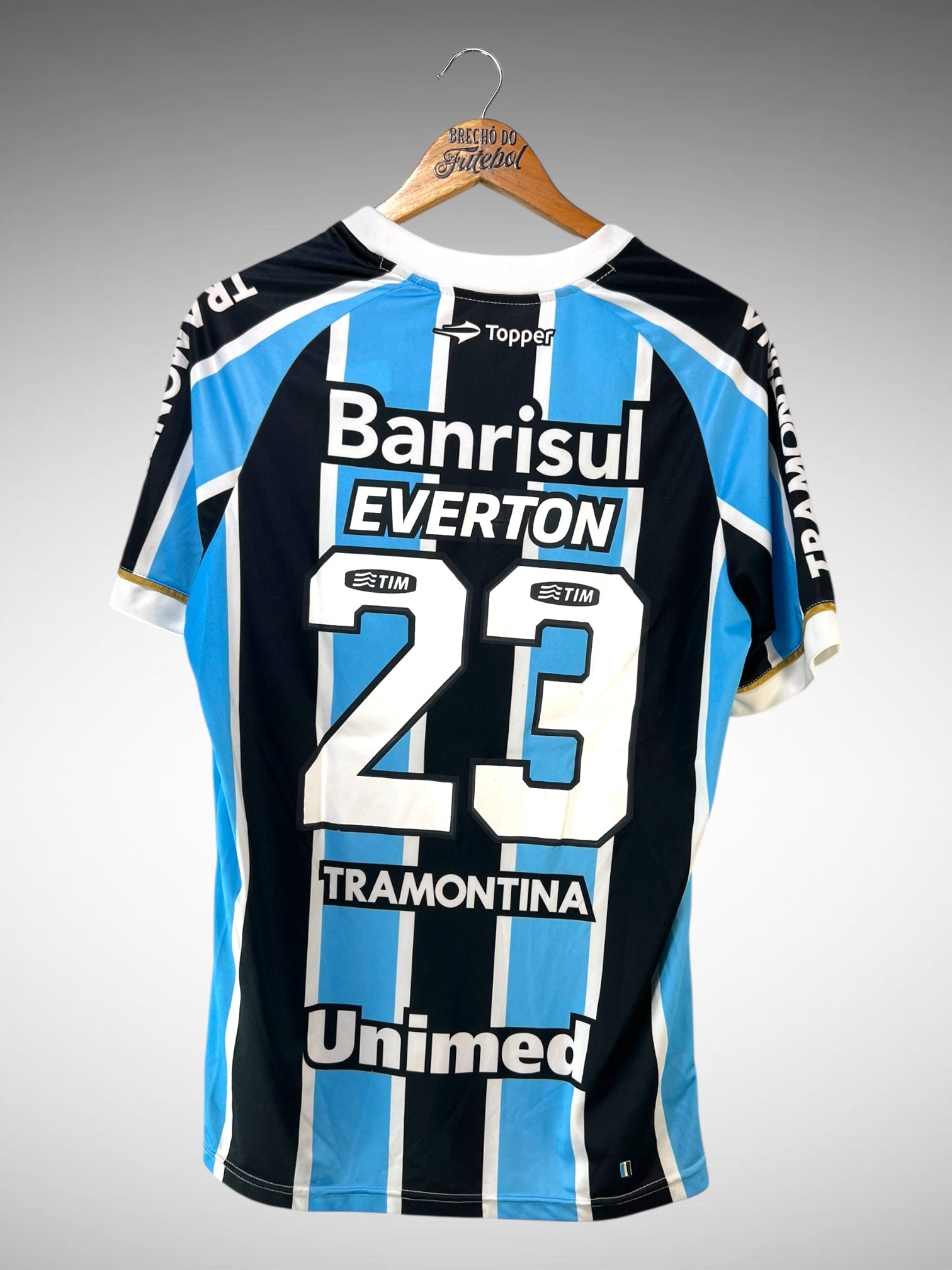 Grêmio 2013 Primeira Camisa Tam M N 23 Everton.