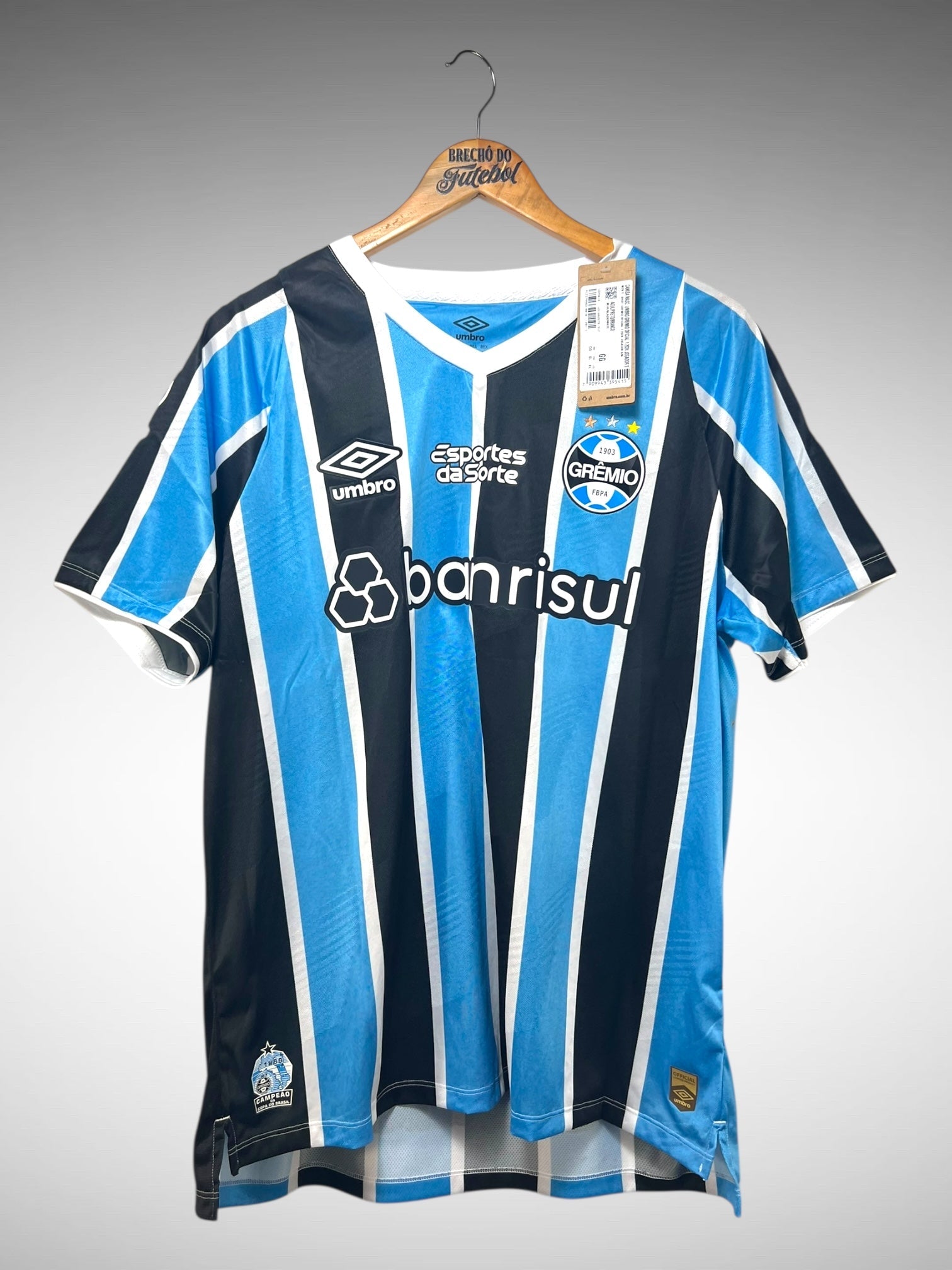 Grêmio 2024 Primeira Camisa Tam GG N 19 Diego Costa.