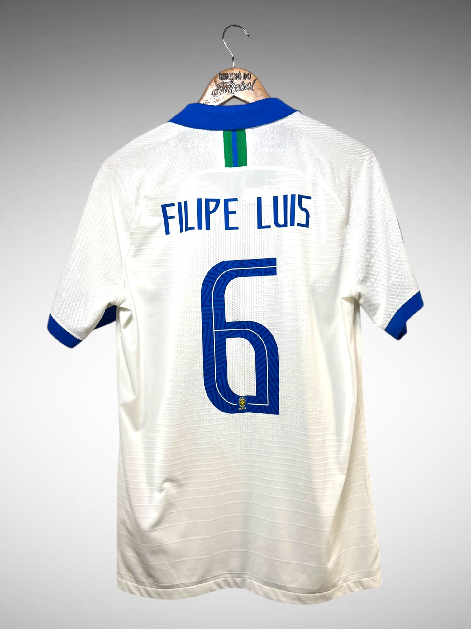 Brasil 2019 Segunda Camisa Tam G N 6 Felipe Luis.