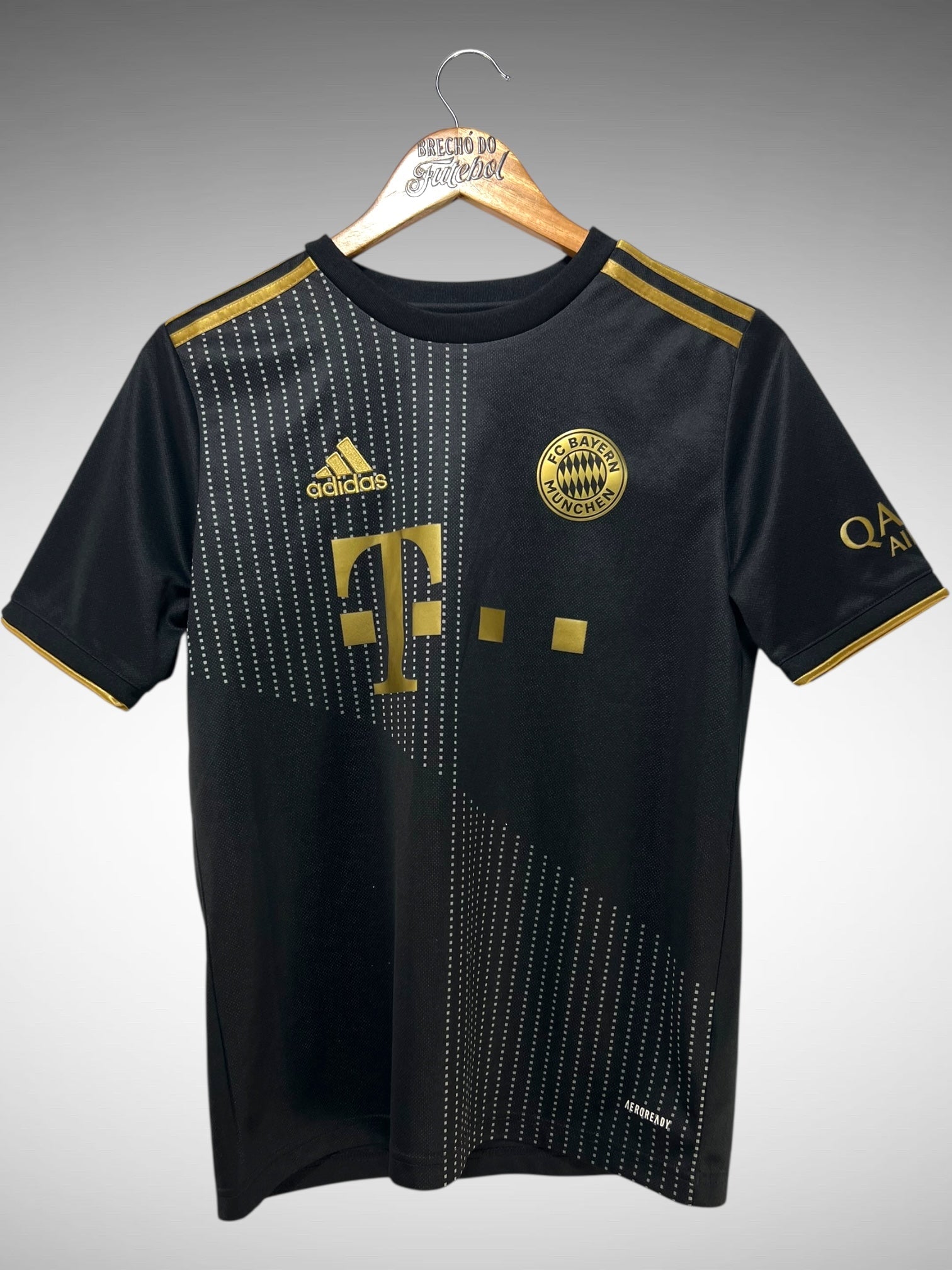 Bayern De Munique 2021 Segunda Camisa Tam 14 Anos Infantil.