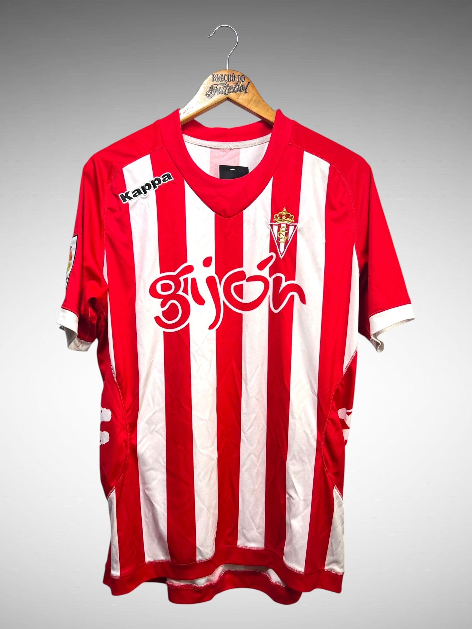 Sporting Gijón 2012 Primeira Camisa Tam G.