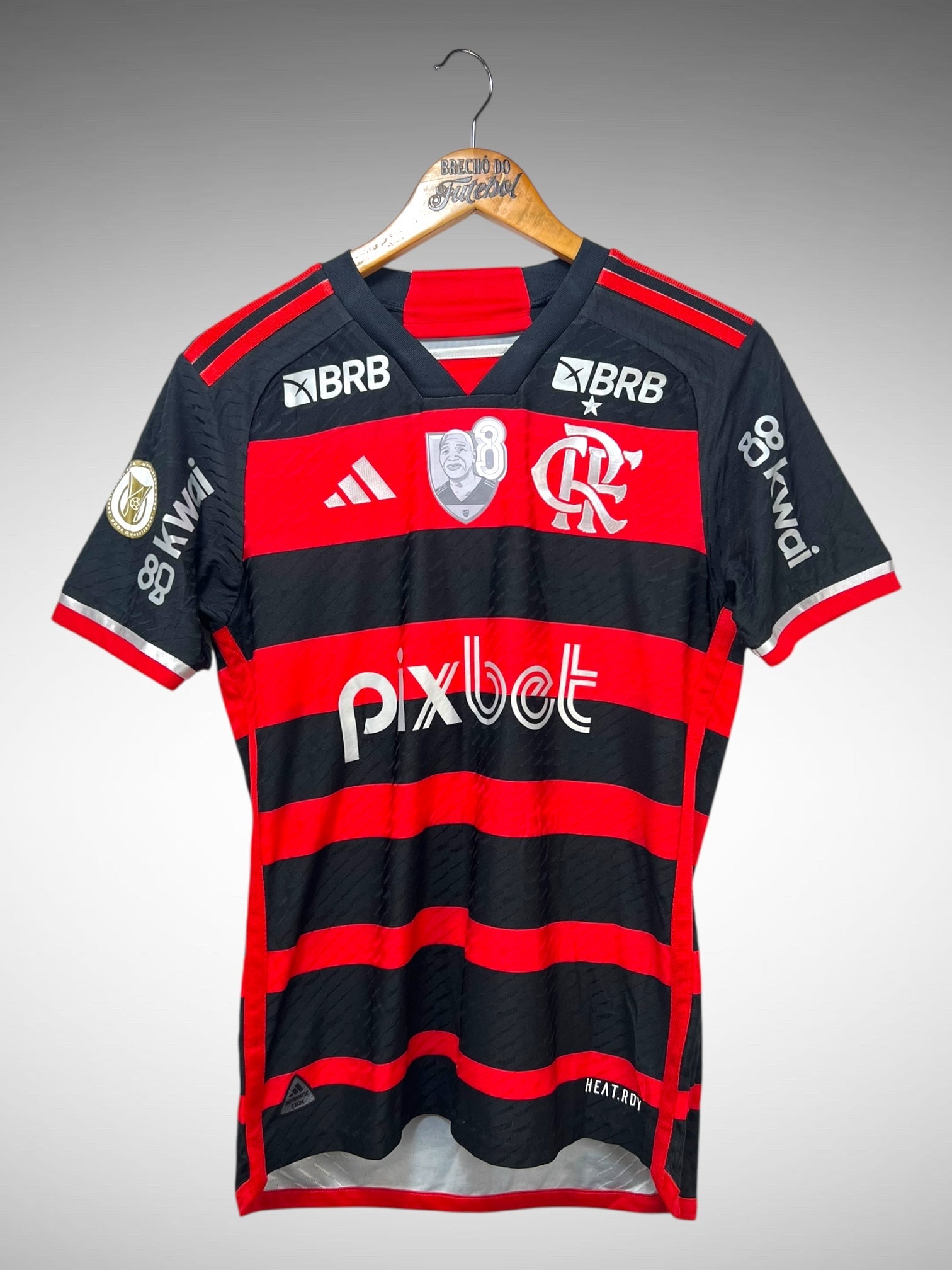 Flamengo 2024 Primeira Camisa Tam P N 7 L. Araújo.