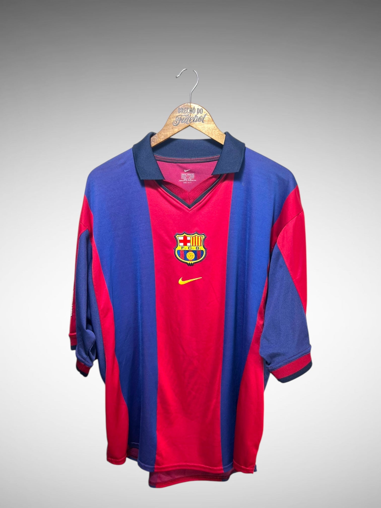 Barcelona 2000 Retrô Primeira Camisa Tam GG.