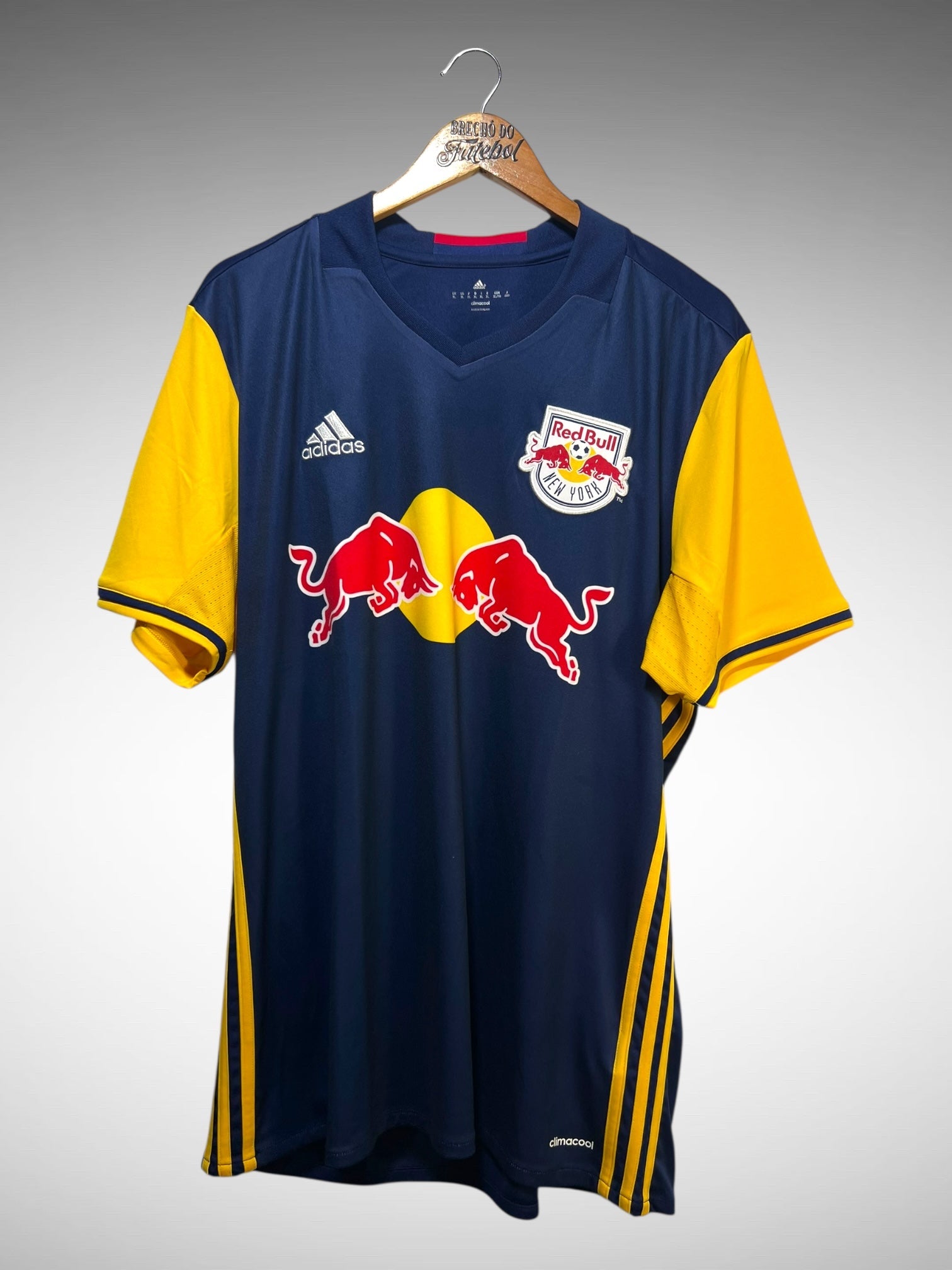 New York Red Bulls 2015 Segunda Camisa Tam GG.