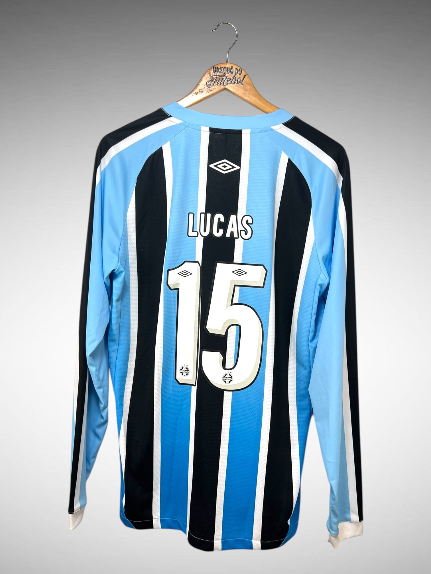 Grêmio 2022 Primeira Camisa Tam M N 15 Lucas Mangas Longas.