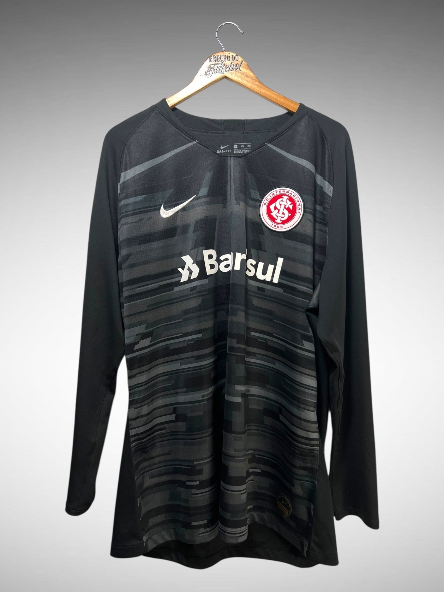 Internacional 2019 Camisa De Goleiro Tam 3G Mangas Longas.