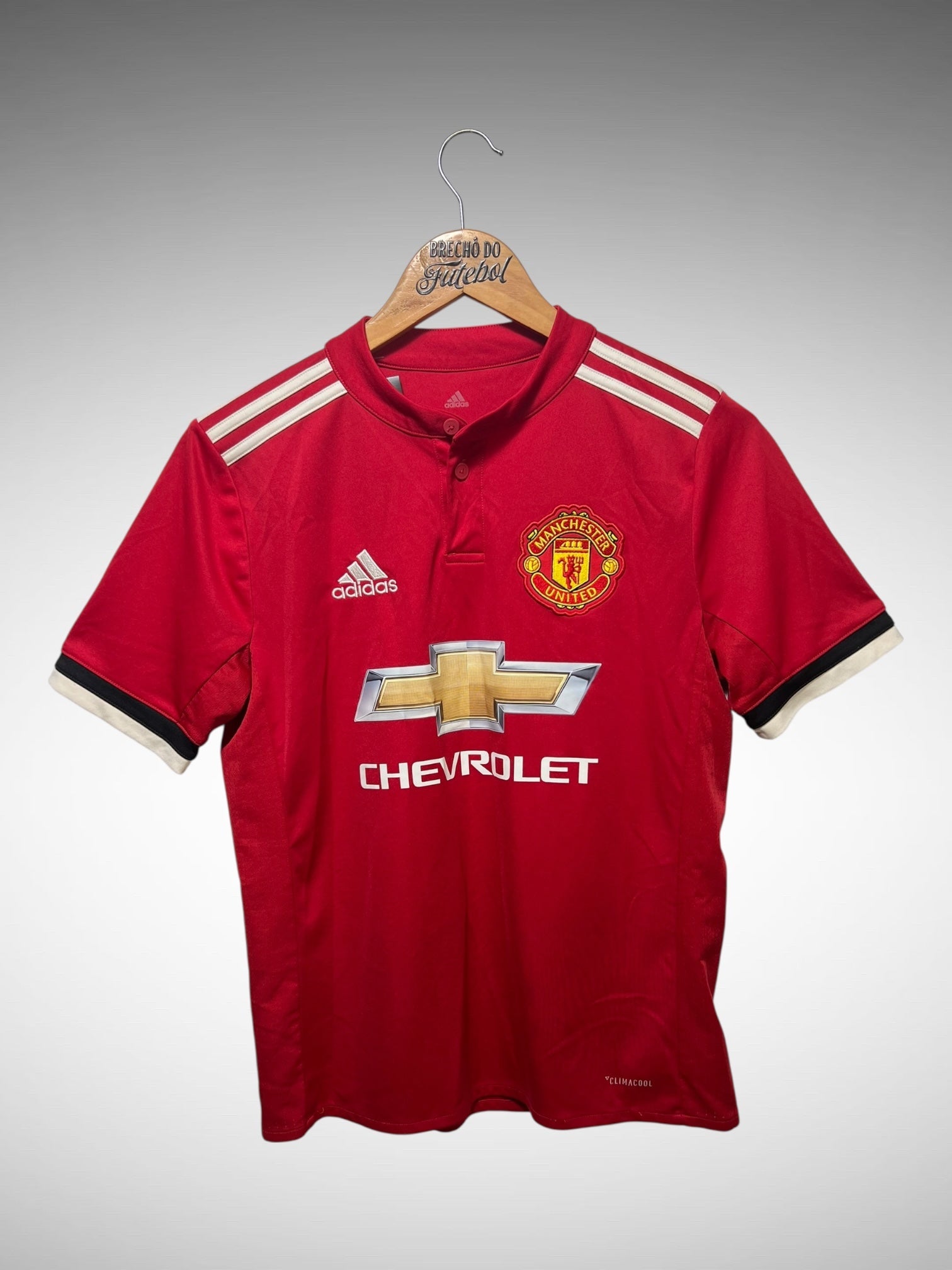 Manchester United 2017 Primeira Camisa Tam G Infantil