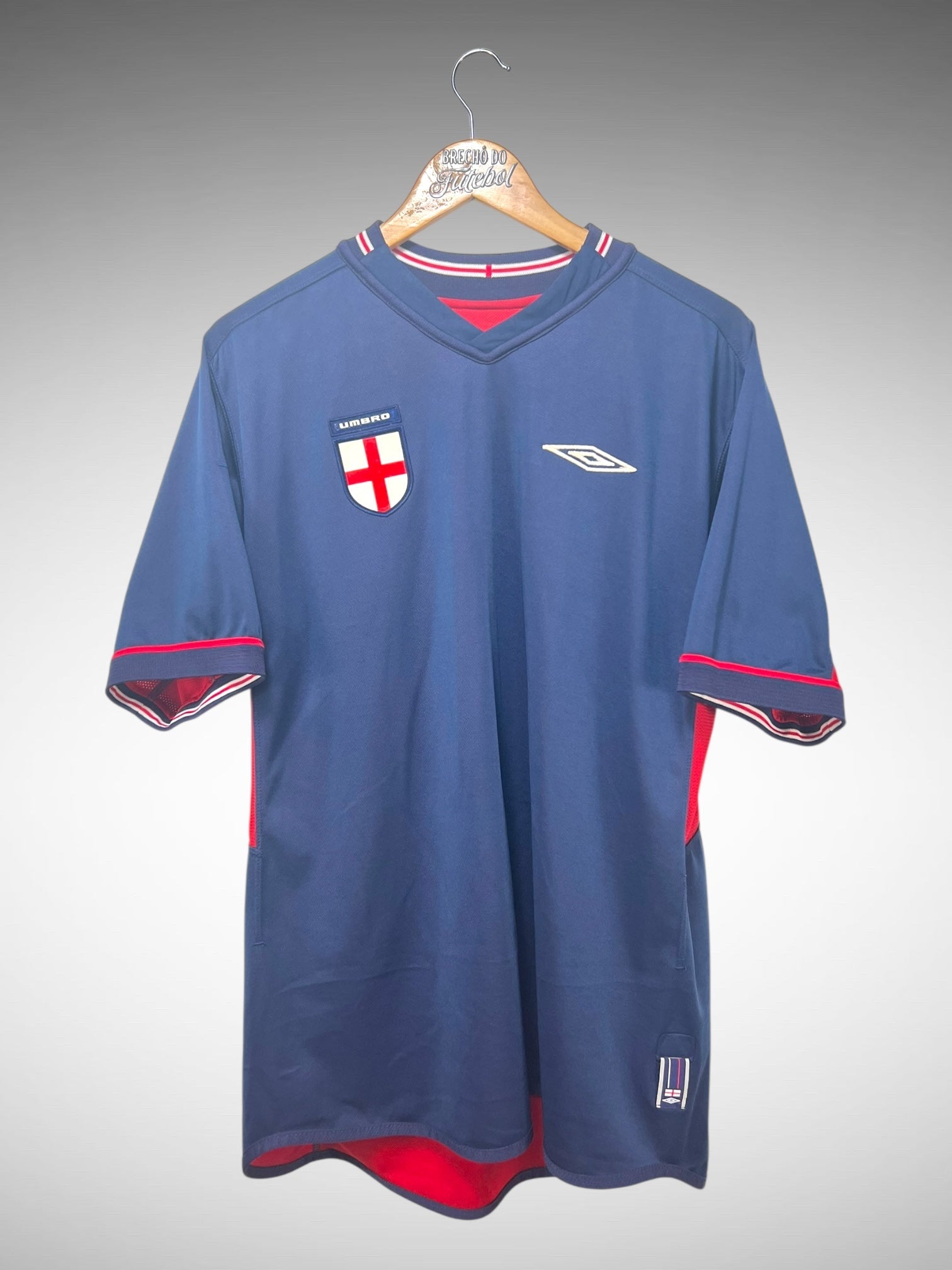 Inglaterra 2004 Camisa Reversível Tam G.