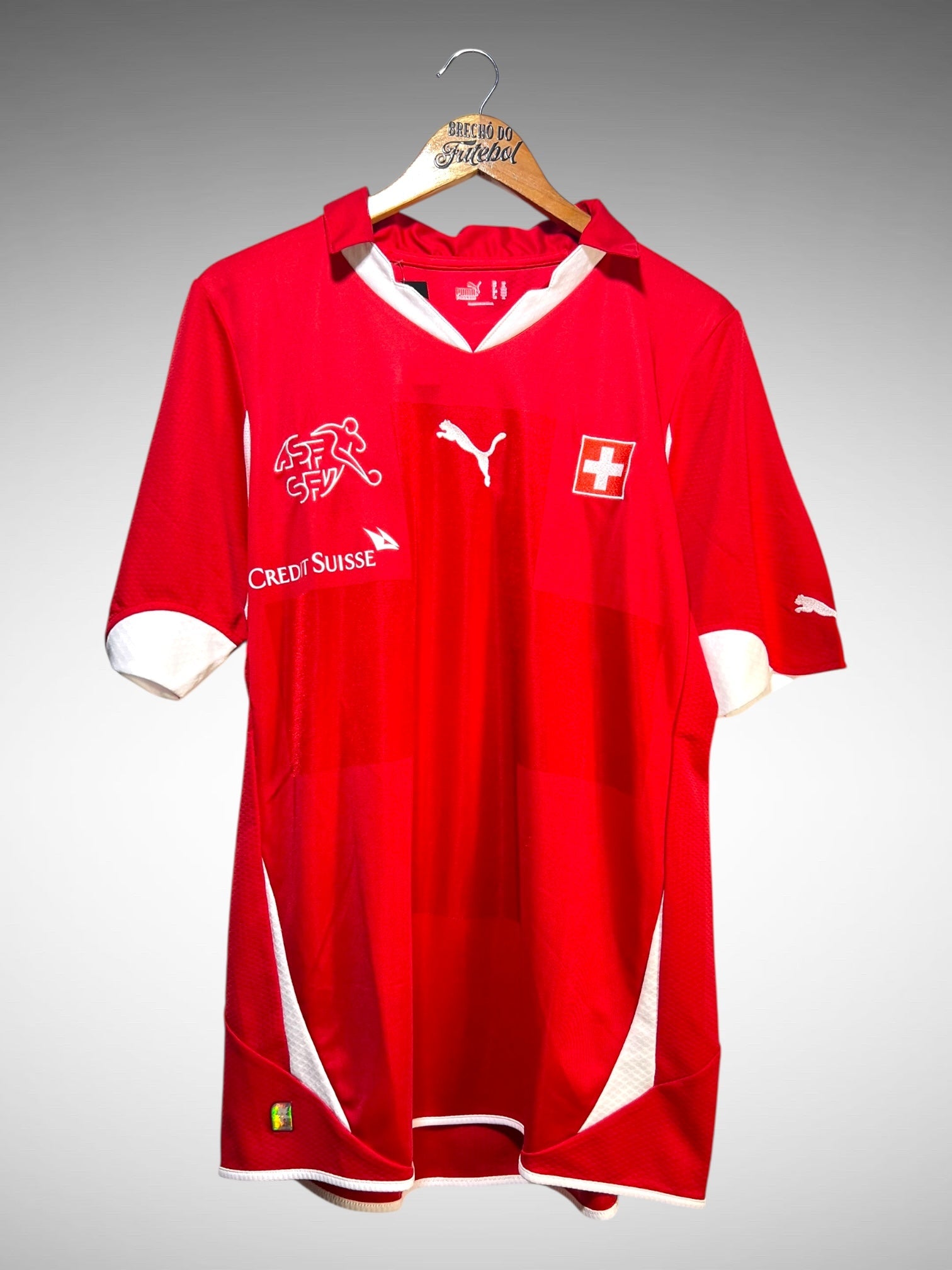 Suiça 2010 Primeira Camisa Tam GG.