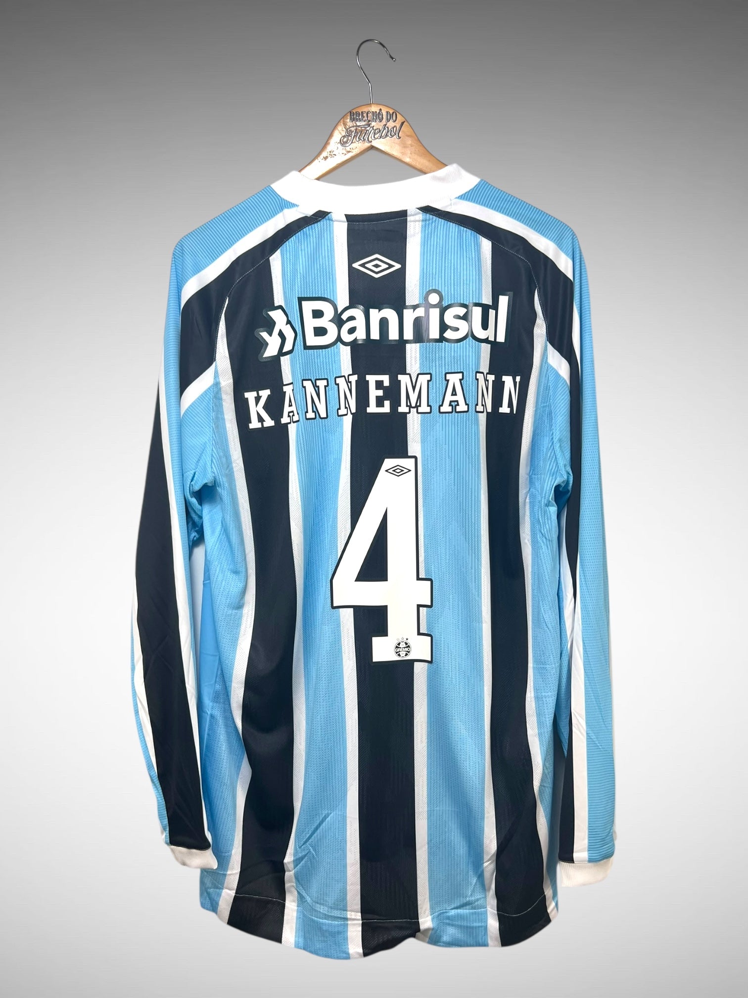 Grêmio 2021 Primeira Camisa Tam GG N 4 Kannemann Mangas Longas.