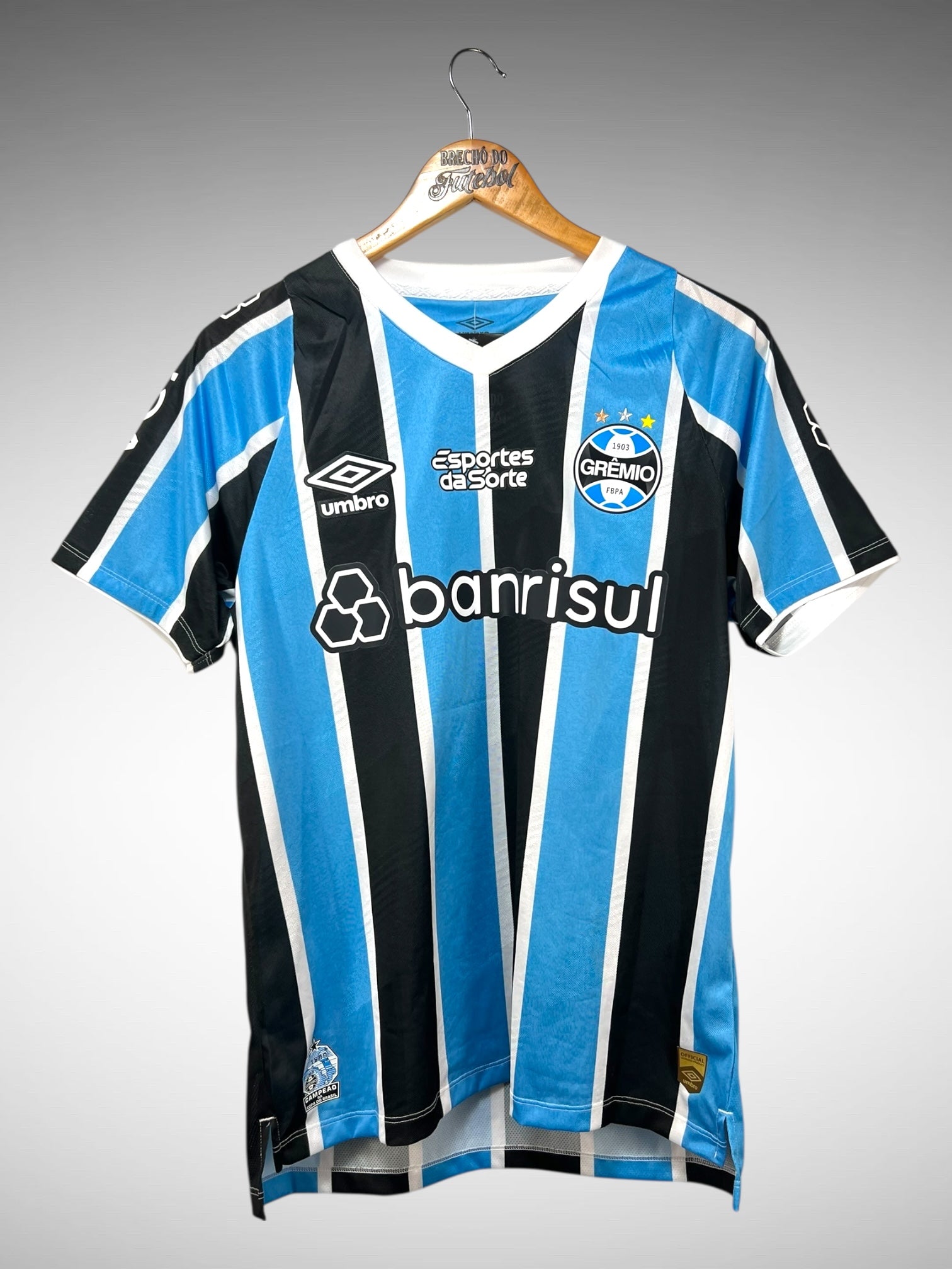 Grêmio 2024 Primeira Camisa Tam M N 20 Villasanti.