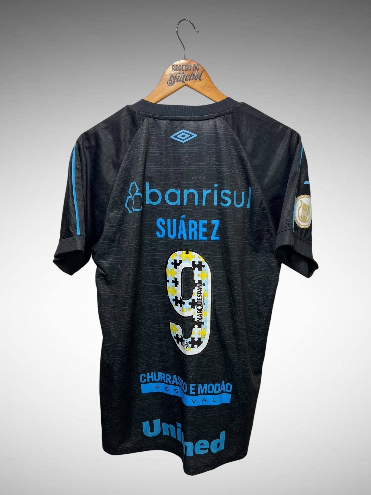 Grêmio 2023 Terceira Camisa Tam G N 9 Suárez