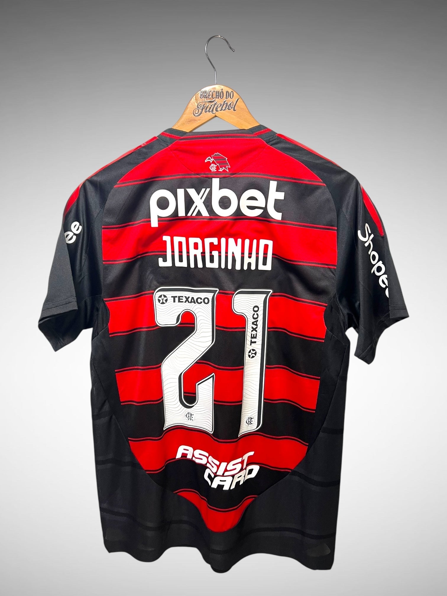 Flamengo 2025 Primeira Camisa Tam G N 21 Jorginho.