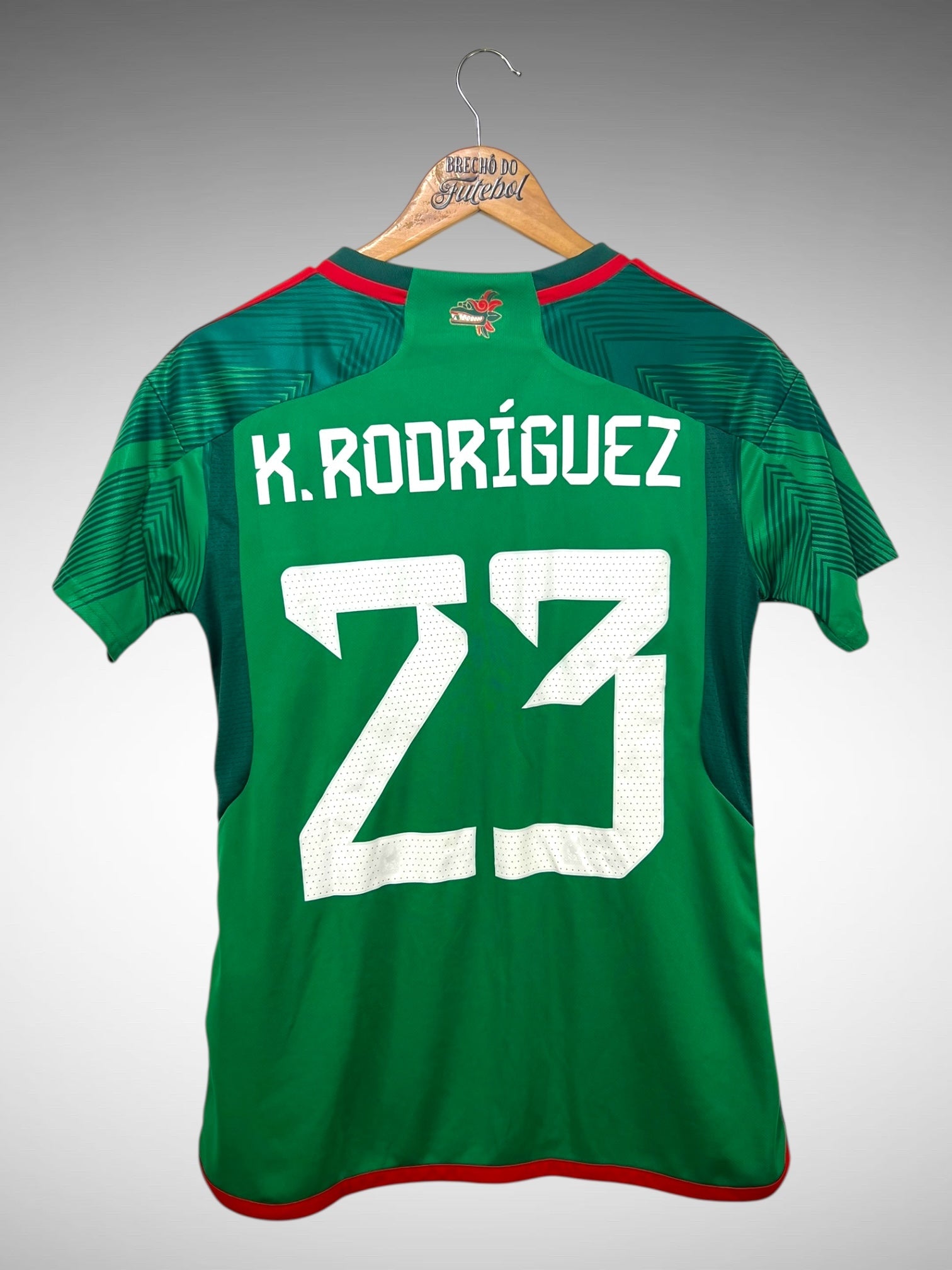 Mexico 2022 Primeira Camisa Tam M Feminino N 23 K. Rodríguez.