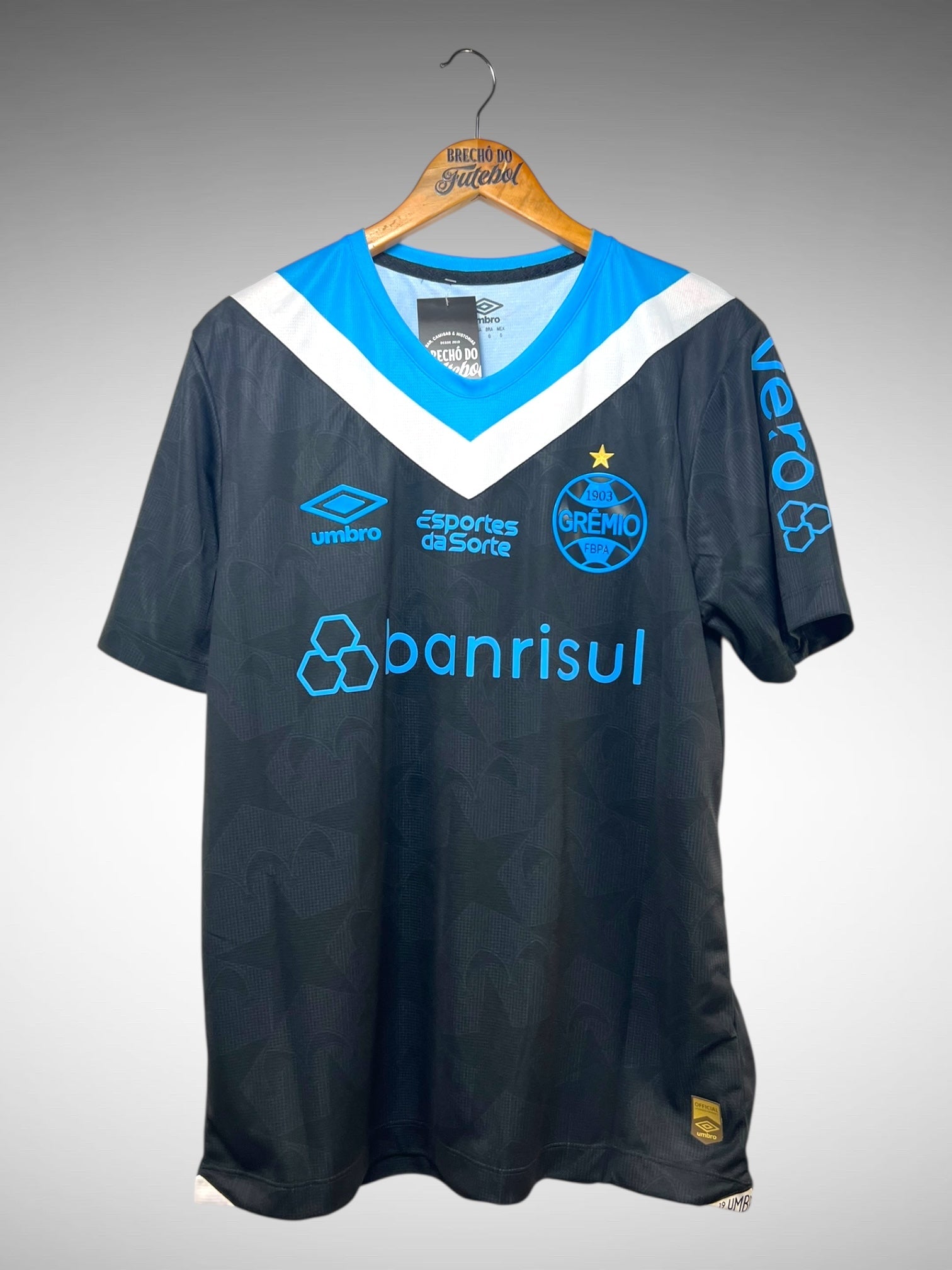 Grêmio 2024 Terceira Camisa Tam G N 8 Edenilson.