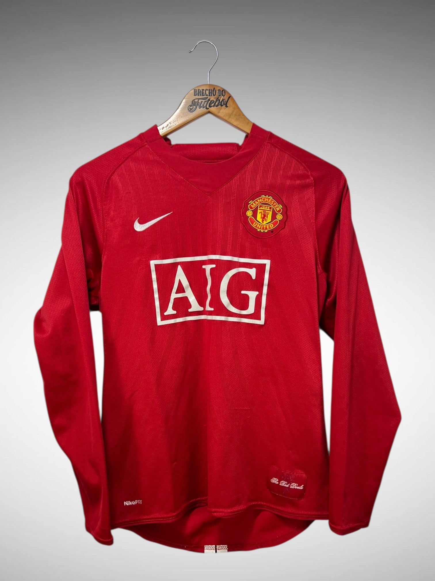 Manchester United 2007 Primeira Camisa Tam P.