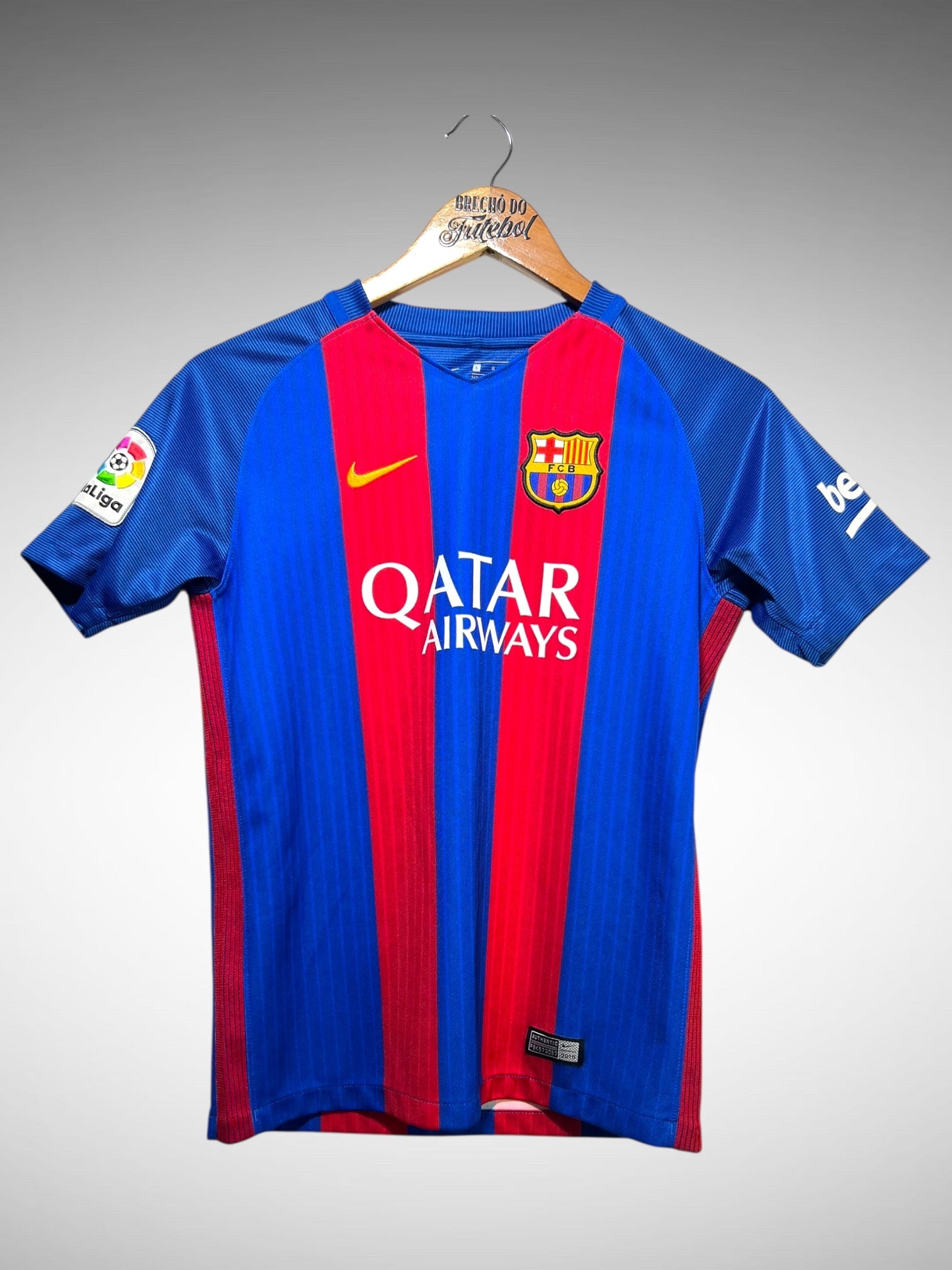 Barcelona 2016 Primeira Camisa Tam 12 Anos Infantil.