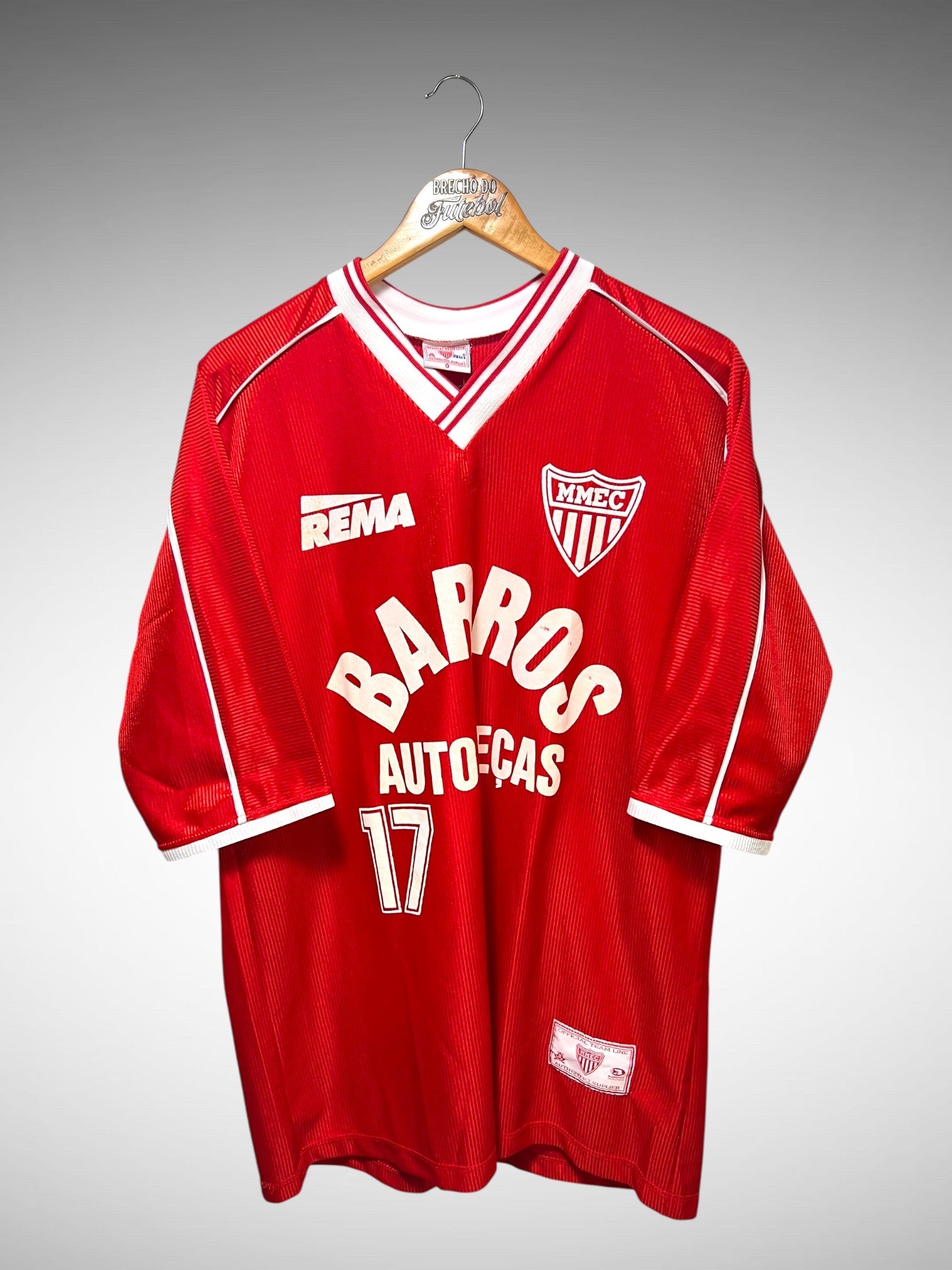Mogi Mirim EC-SP 2002 Primeira Camisa Tam G N 17 Marcio.