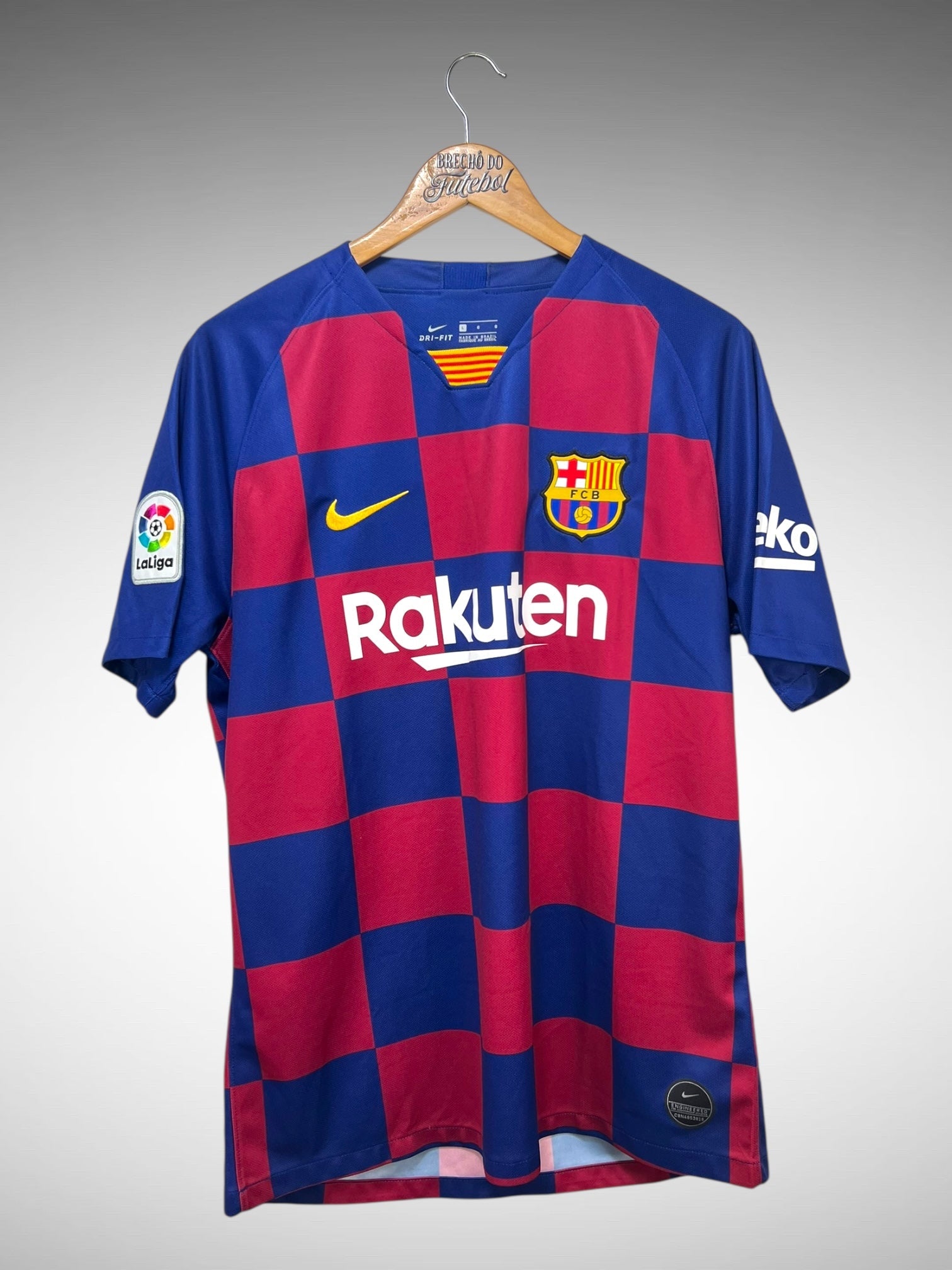 Barcelona 2019 Primeira Camisa Tam G N 10 Messi.